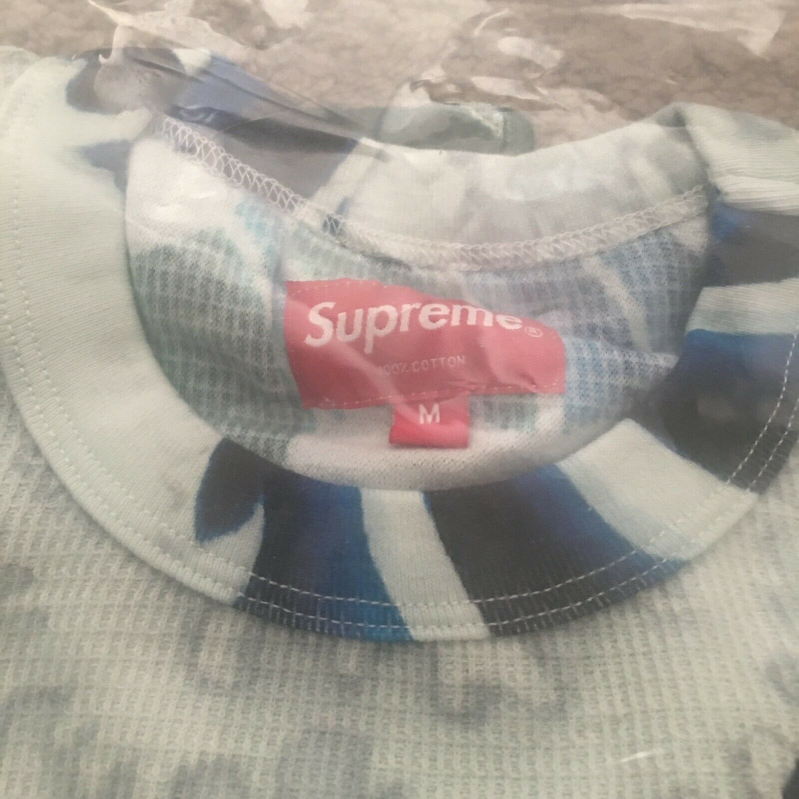 Supreme Waves Japanese Koi Fish Long Sleeve Top Waffle