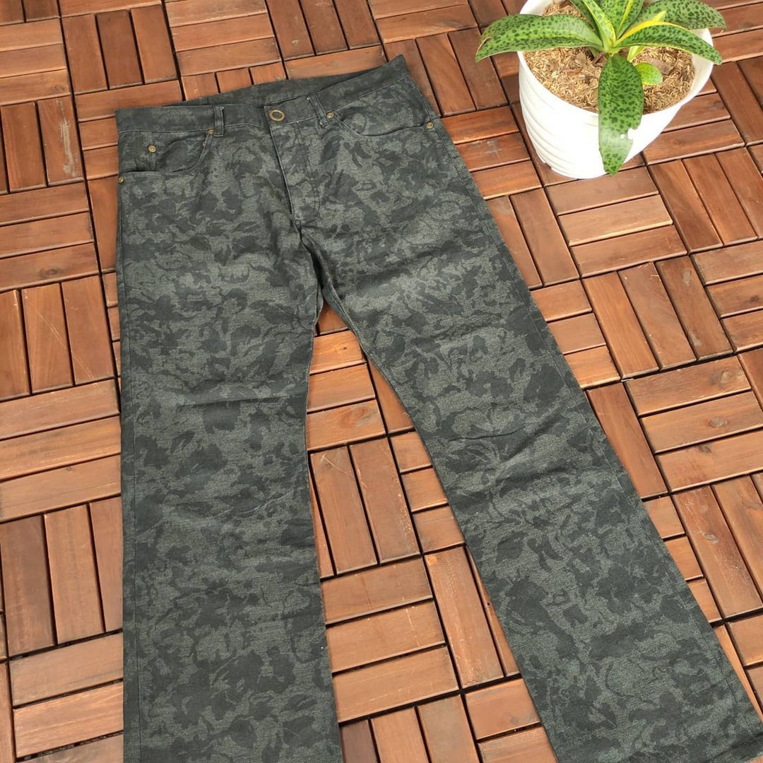 If Six Was Nine 2000s Archive Hiromichi Nakano Japanese Brand Printed Pants Size US 33 - 4 Thumbnail