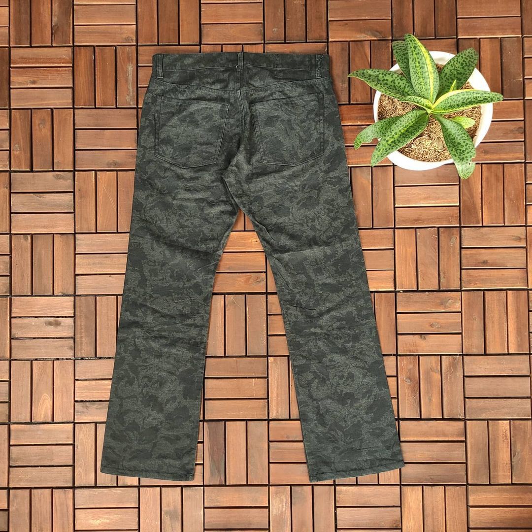 If Six Was Nine 2000s Archive Hiromichi Nakano Japanese Brand Printed Pants Size US 33 - 2 Thumbnail