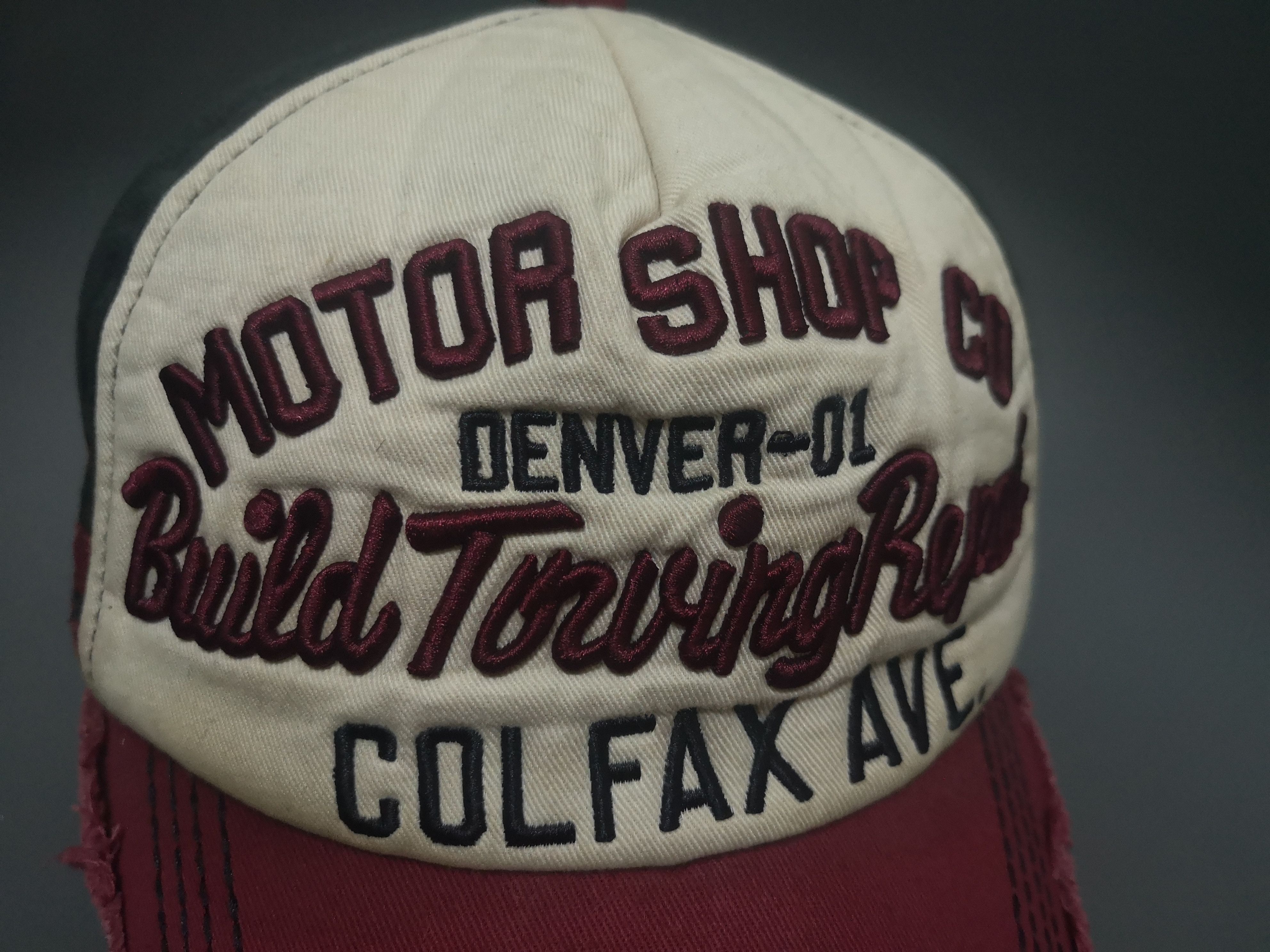 Vintage CUSTOM MOTOR SHOP CO (DISTRESSED & FADED) Size ONE SIZE - 5 Thumbnail