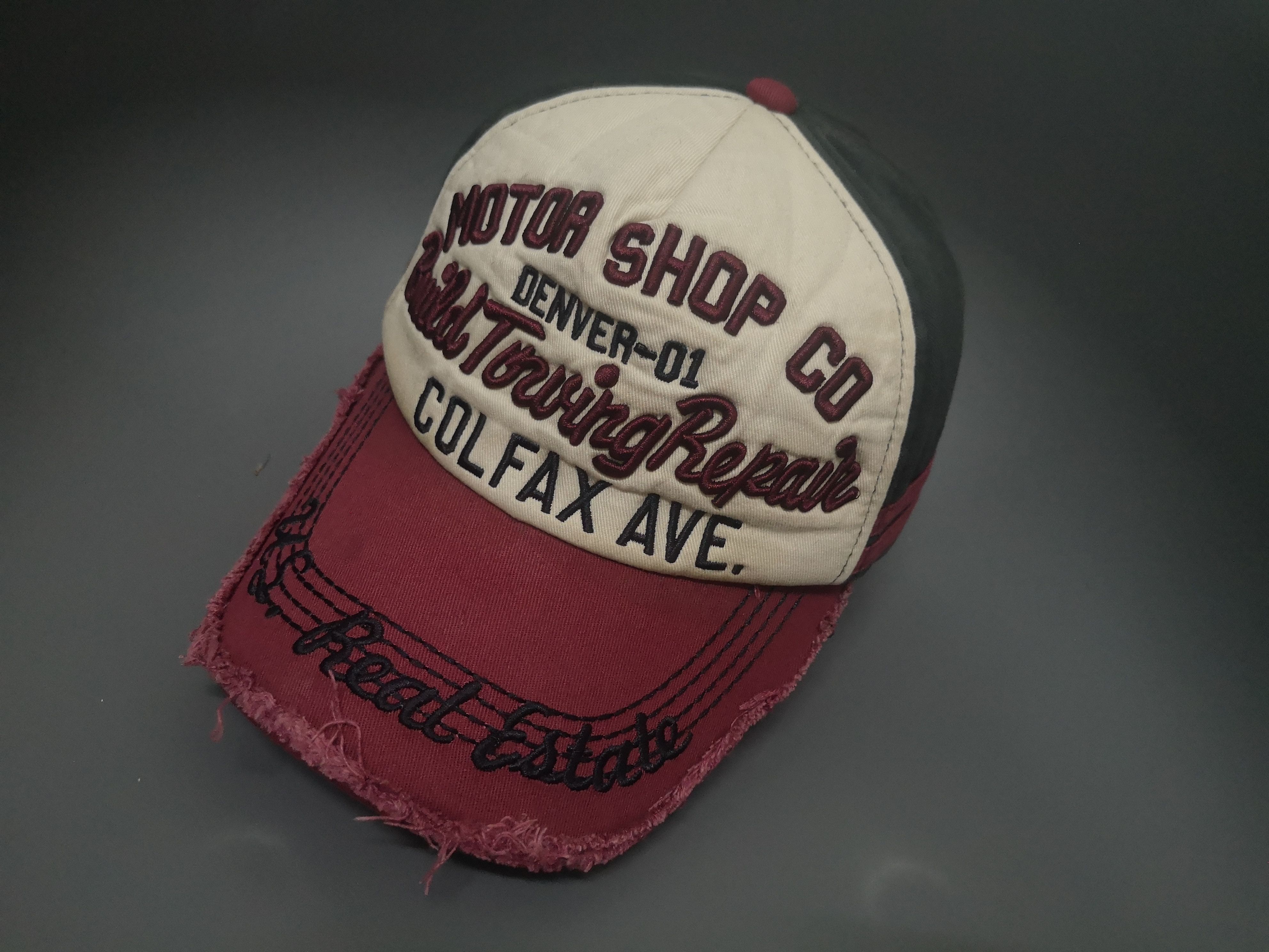 Vintage CUSTOM MOTOR SHOP CO (DISTRESSED & FADED) Size ONE SIZE - 6 Thumbnail