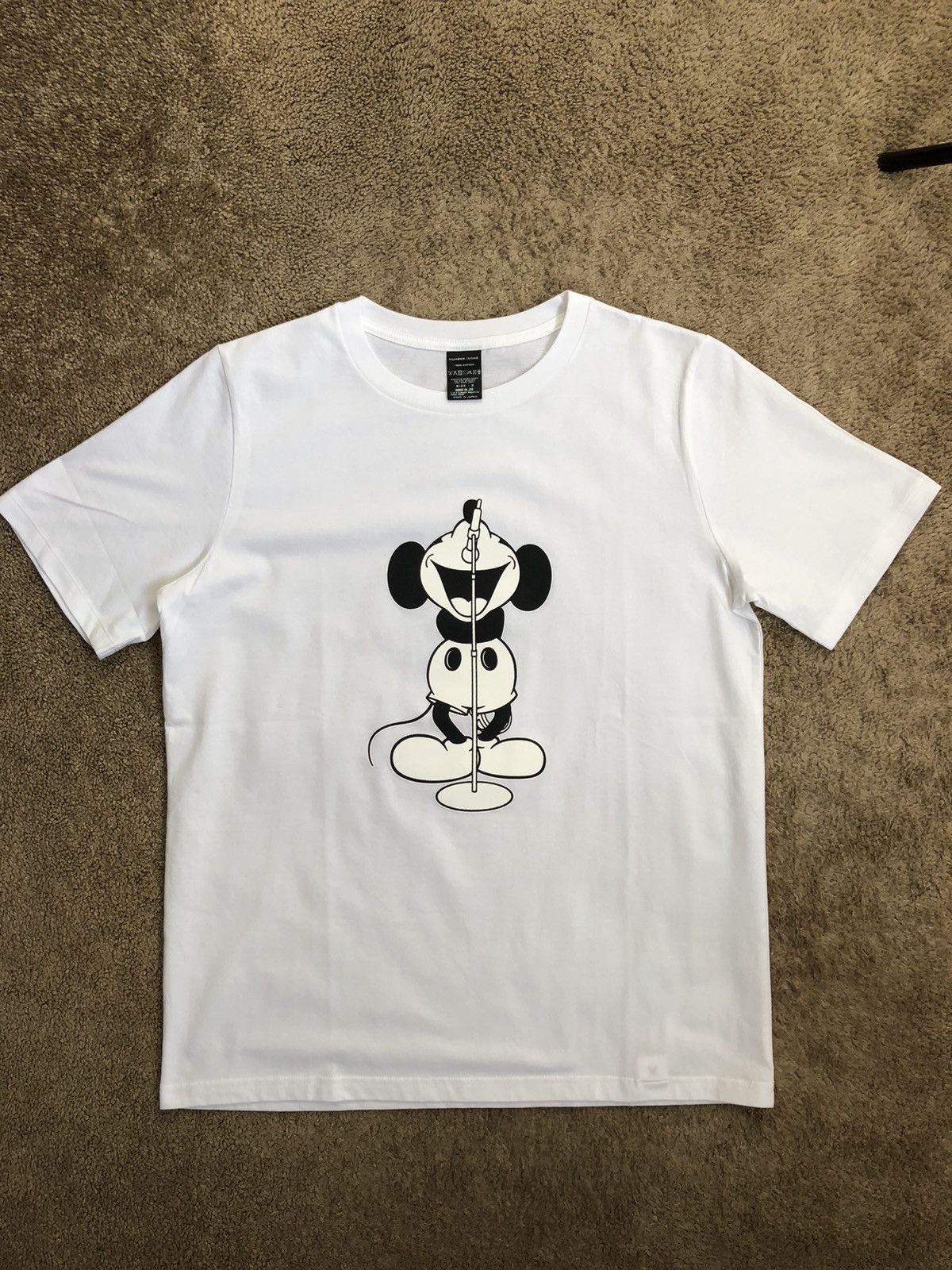 Number (N)ine Number nine singing mickey tee | Grailed