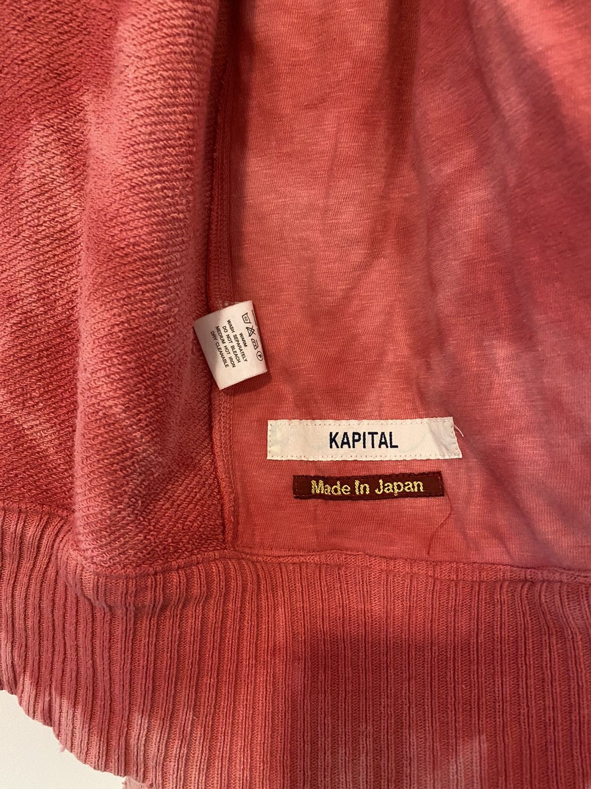 Kapital rare grail Kapital rebuilt vintage dyed zip up hoodie Size US L / EU 52-54 / 3 - 4 Thumbnail