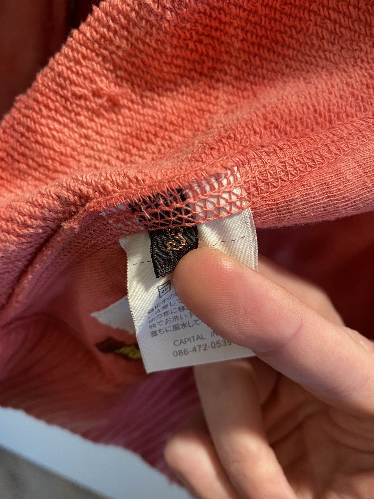 Kapital rare grail Kapital rebuilt vintage dyed zip up hoodie Size US L / EU 52-54 / 3 - 5 Thumbnail