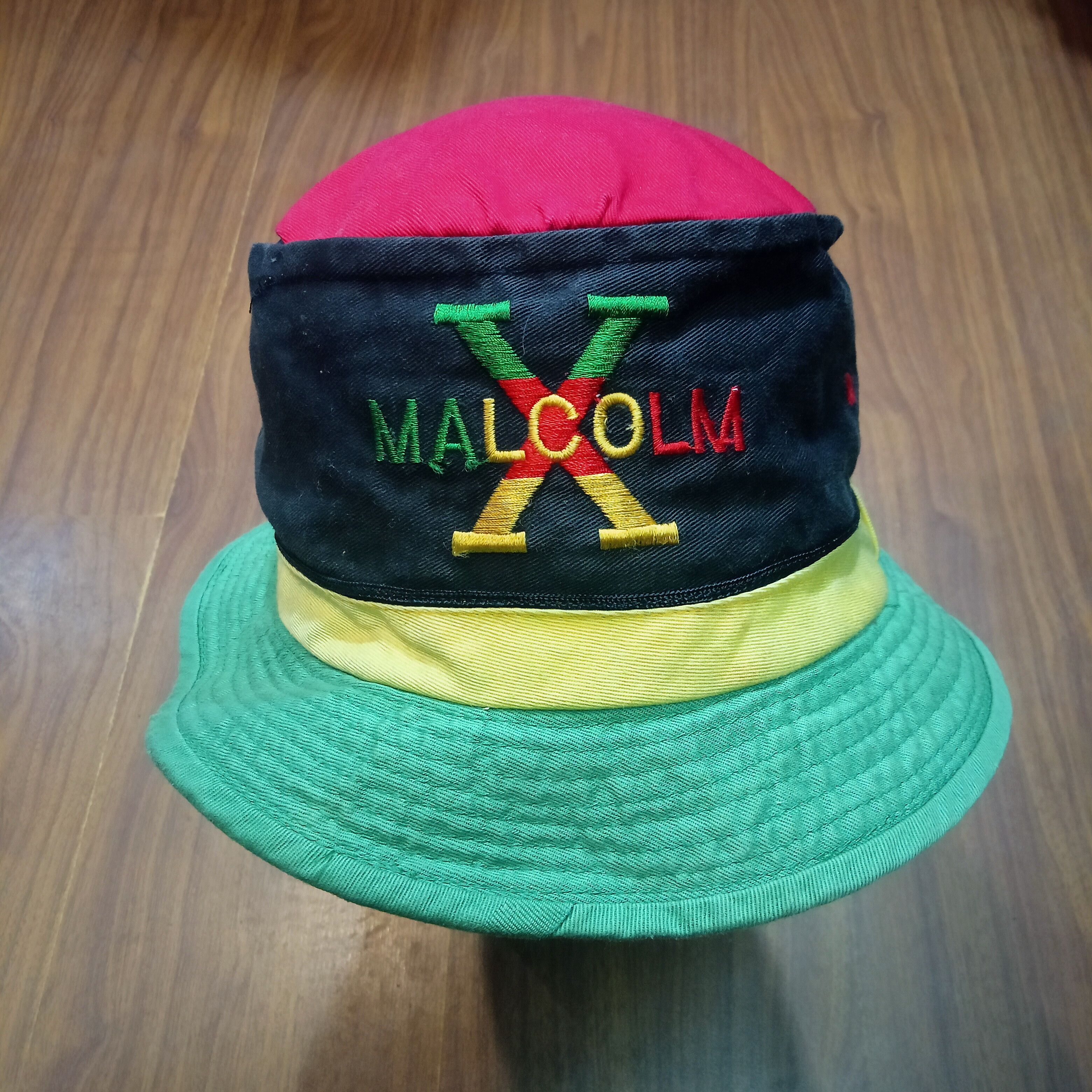Classic Malcolm X Denim Bucket Hat – Aggravated Youth
