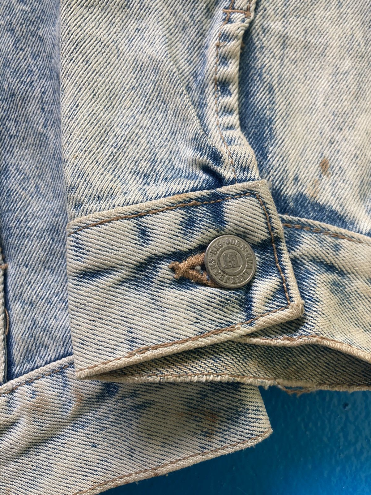Big John Vintage Big John Acid Wash Denim Jacket Size US M / EU 48-50 / 2 - 6 Thumbnail