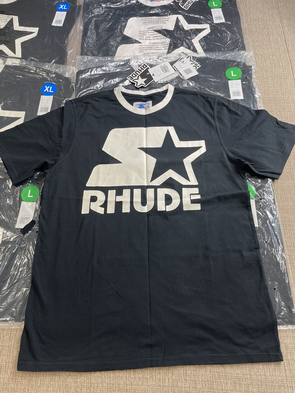 Rhude x Starter Crew Neck T-Shirt