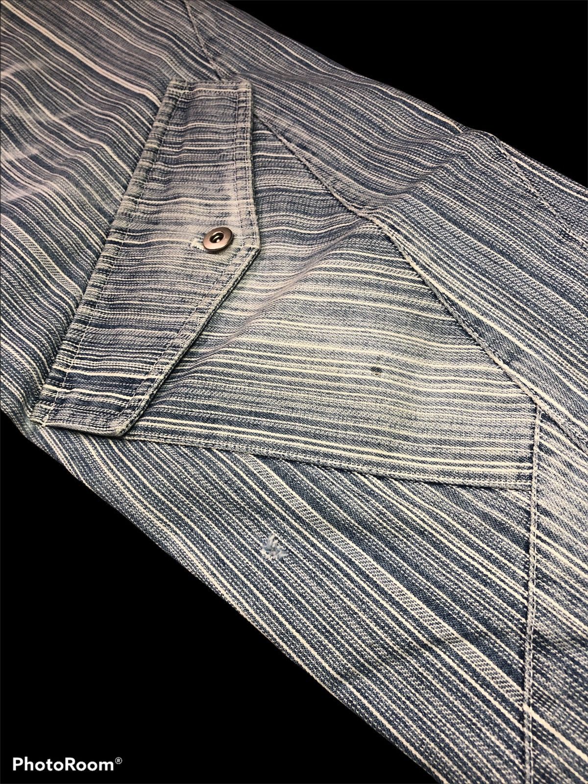 Other STRIPED RECONSTRUCTED DISTRESSED TWIST jeans Size US 32 / EU 48 - 10 Thumbnail