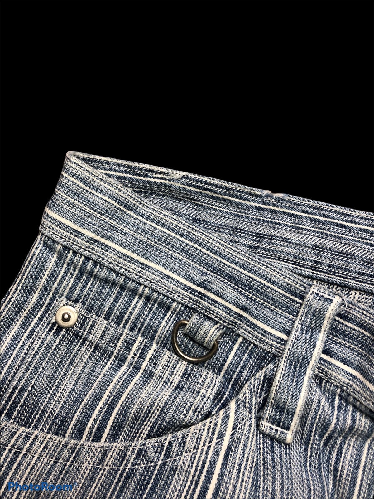 Other STRIPED RECONSTRUCTED DISTRESSED TWIST jeans Size US 32 / EU 48 - 4 Thumbnail