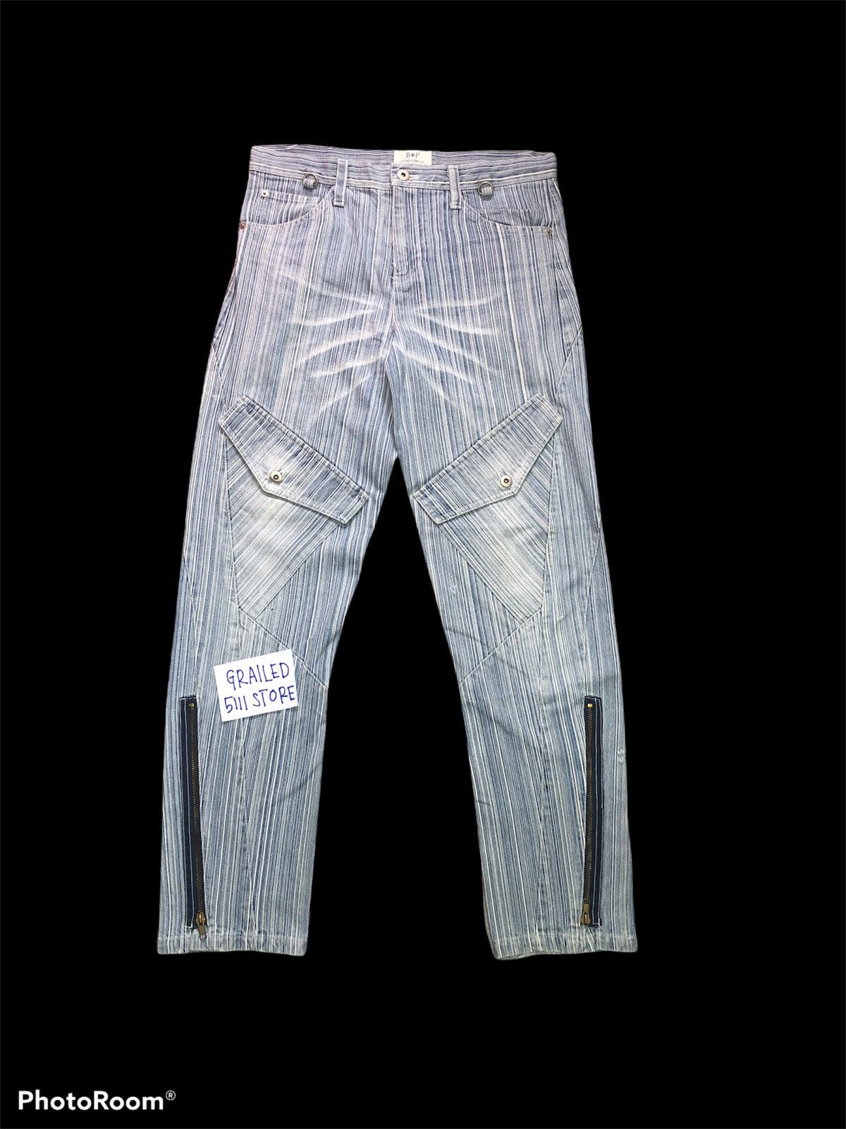 Other STRIPED RECONSTRUCTED DISTRESSED TWIST jeans Size US 32 / EU 48 - 1 Thumbnail