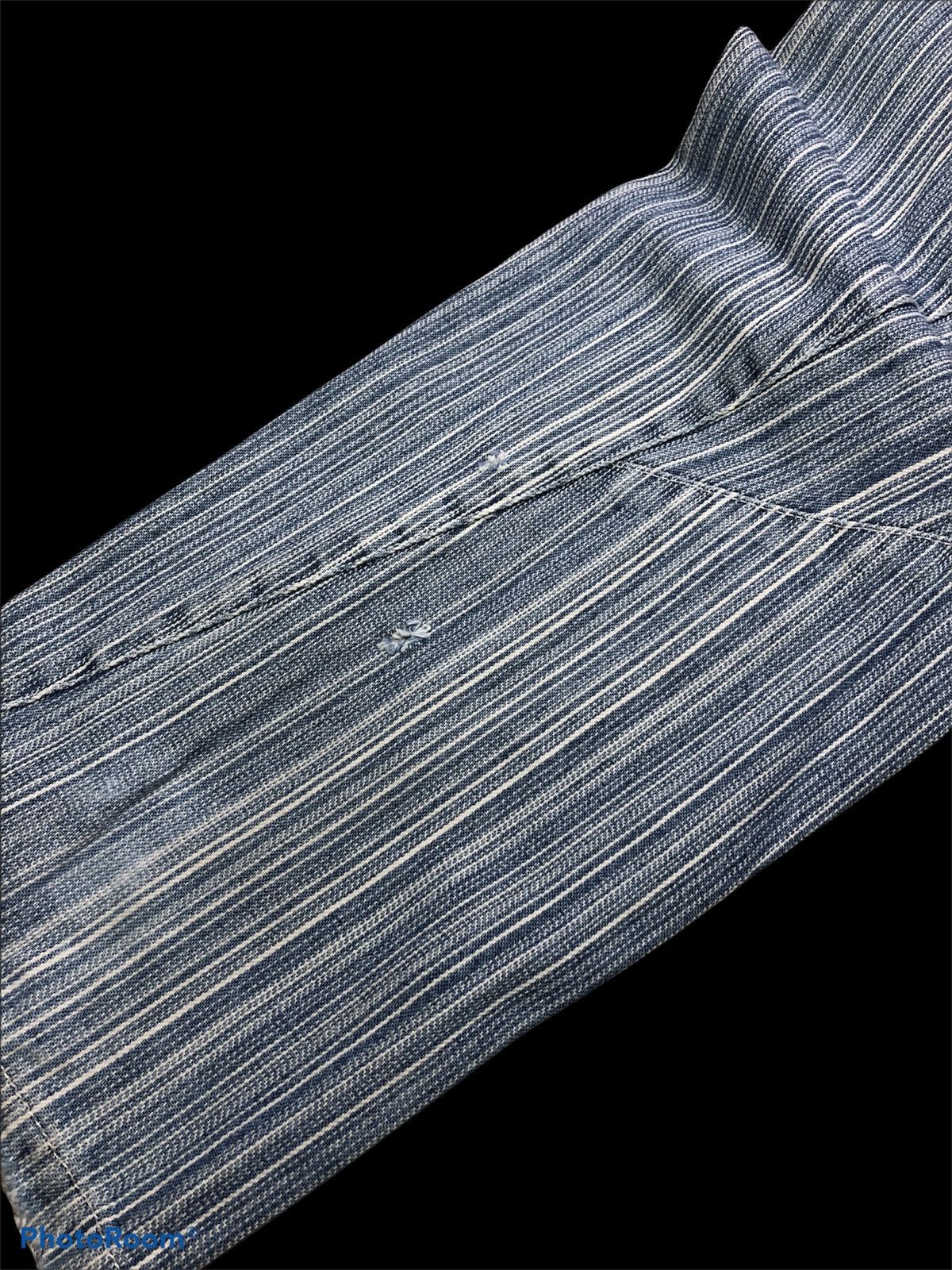 Other STRIPED RECONSTRUCTED DISTRESSED TWIST jeans Size US 32 / EU 48 - 6 Thumbnail