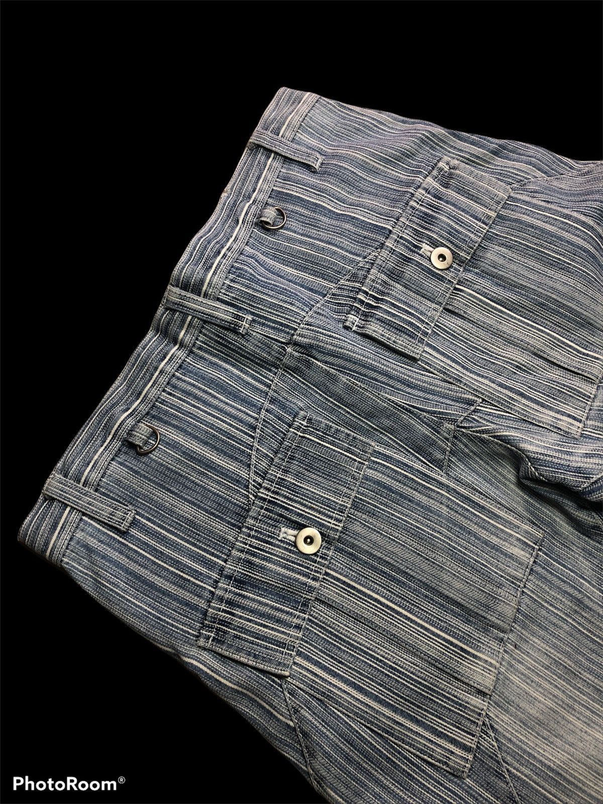 Other STRIPED RECONSTRUCTED DISTRESSED TWIST jeans Size US 32 / EU 48 - 5 Thumbnail