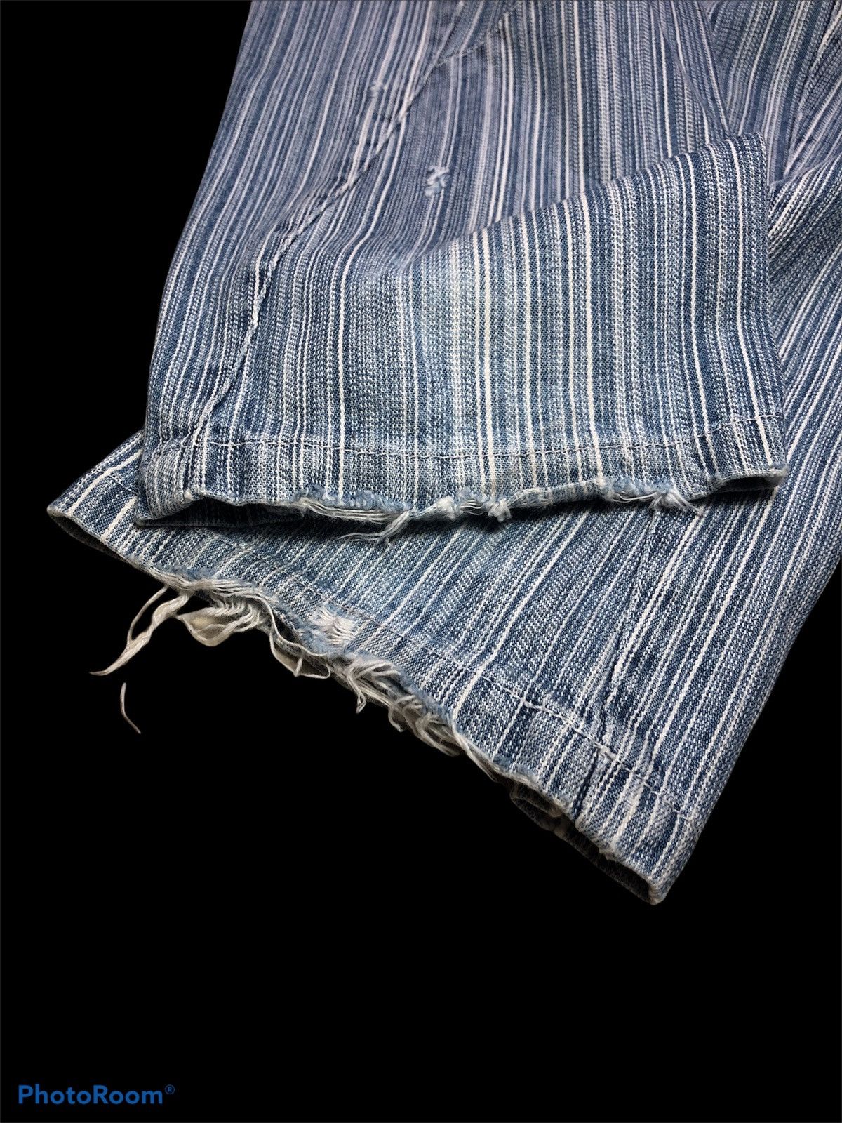 Other STRIPED RECONSTRUCTED DISTRESSED TWIST jeans Size US 32 / EU 48 - 8 Thumbnail