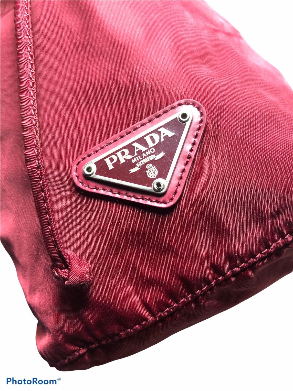 Prada Prada tessuto nero nylon drawstring pouch Size ONE SIZE - 4 Thumbnail