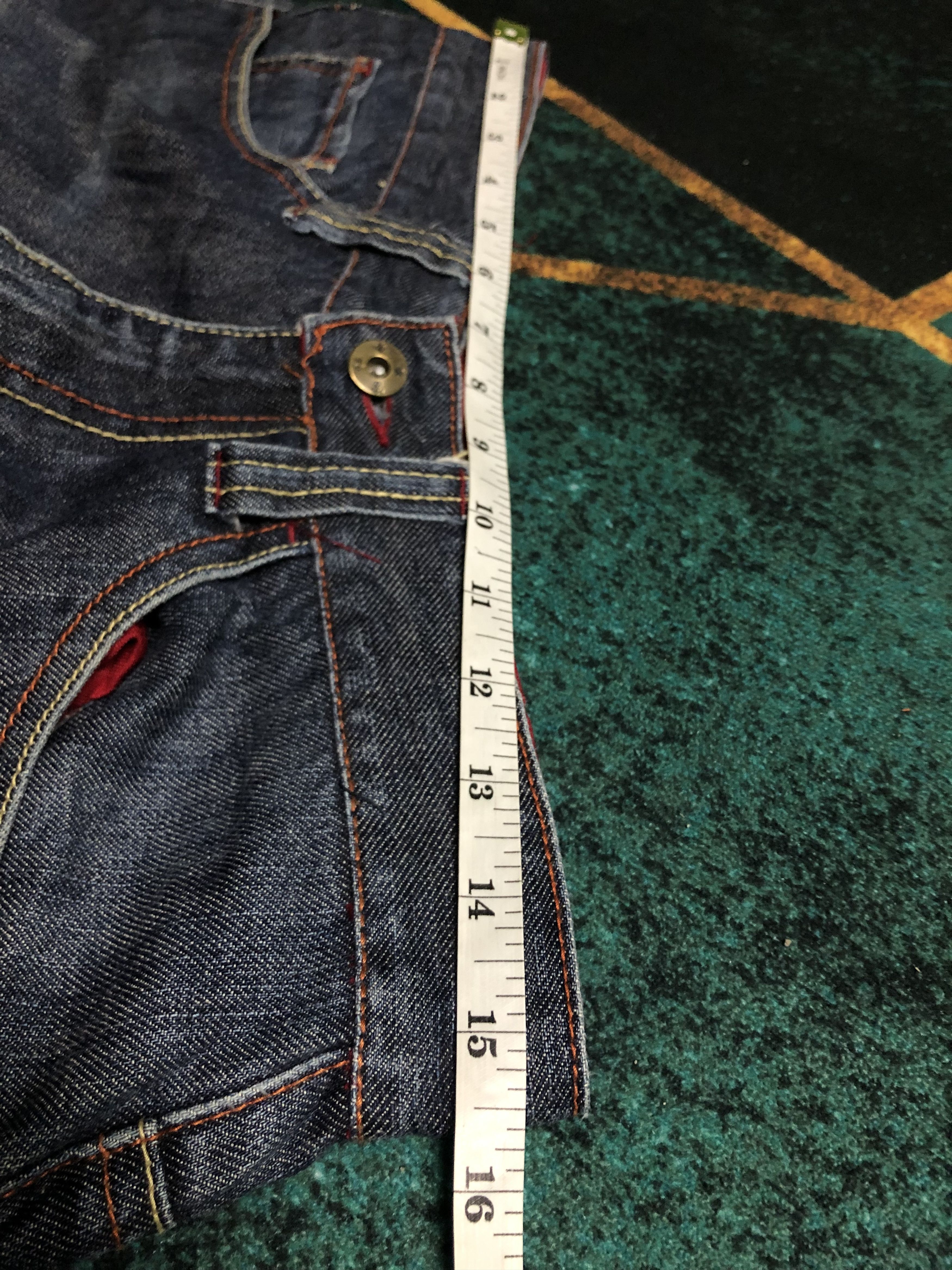 Japanese Brand Infinity Ambroidery Fish Koi Like Sukajan Denim Pants Size US 31 - 10 Thumbnail