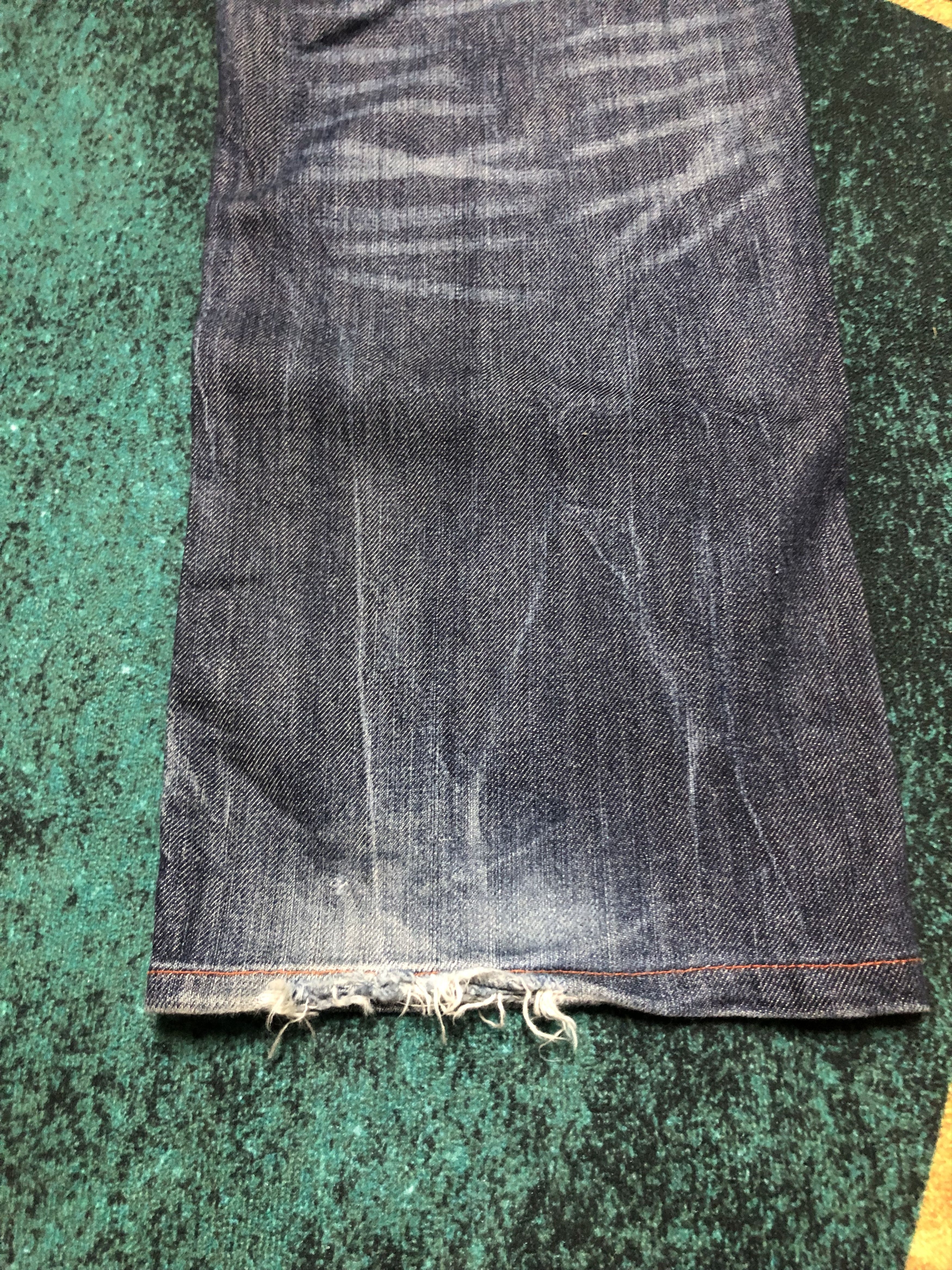 Japanese Brand Infinity Ambroidery Fish Koi Like Sukajan Denim Pants Size US 31 - 7 Thumbnail