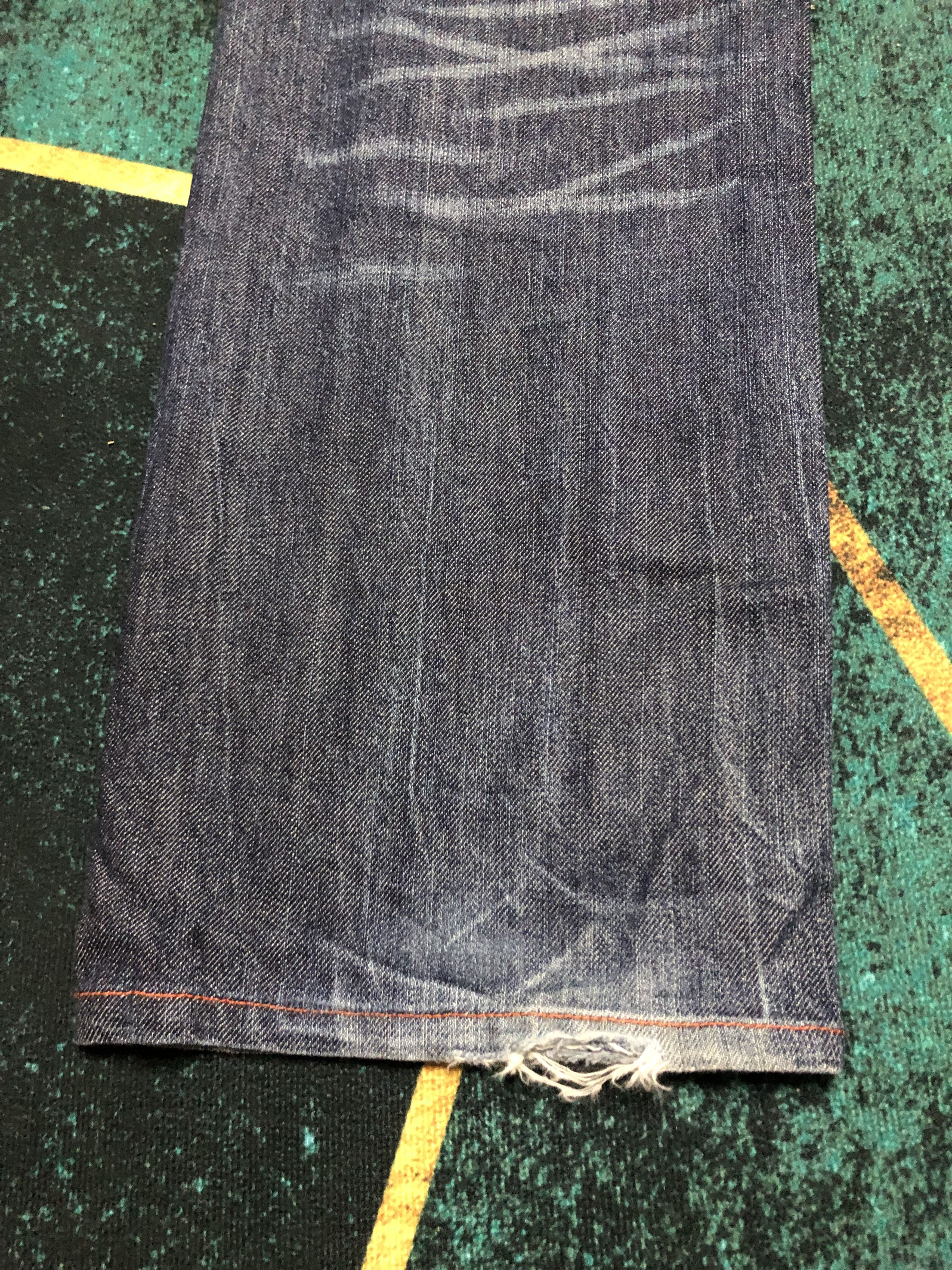 Japanese Brand Infinity Ambroidery Fish Koi Like Sukajan Denim Pants Size US 31 - 8 Thumbnail