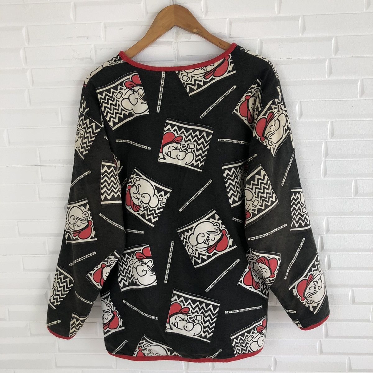 Cartoon Network × Vintage POPEYE KING FEUTURES RIVERSIBLE SWEATSHIRT VINTAGE Size US M / EU 48-50 / 2 - 10 Thumbnail