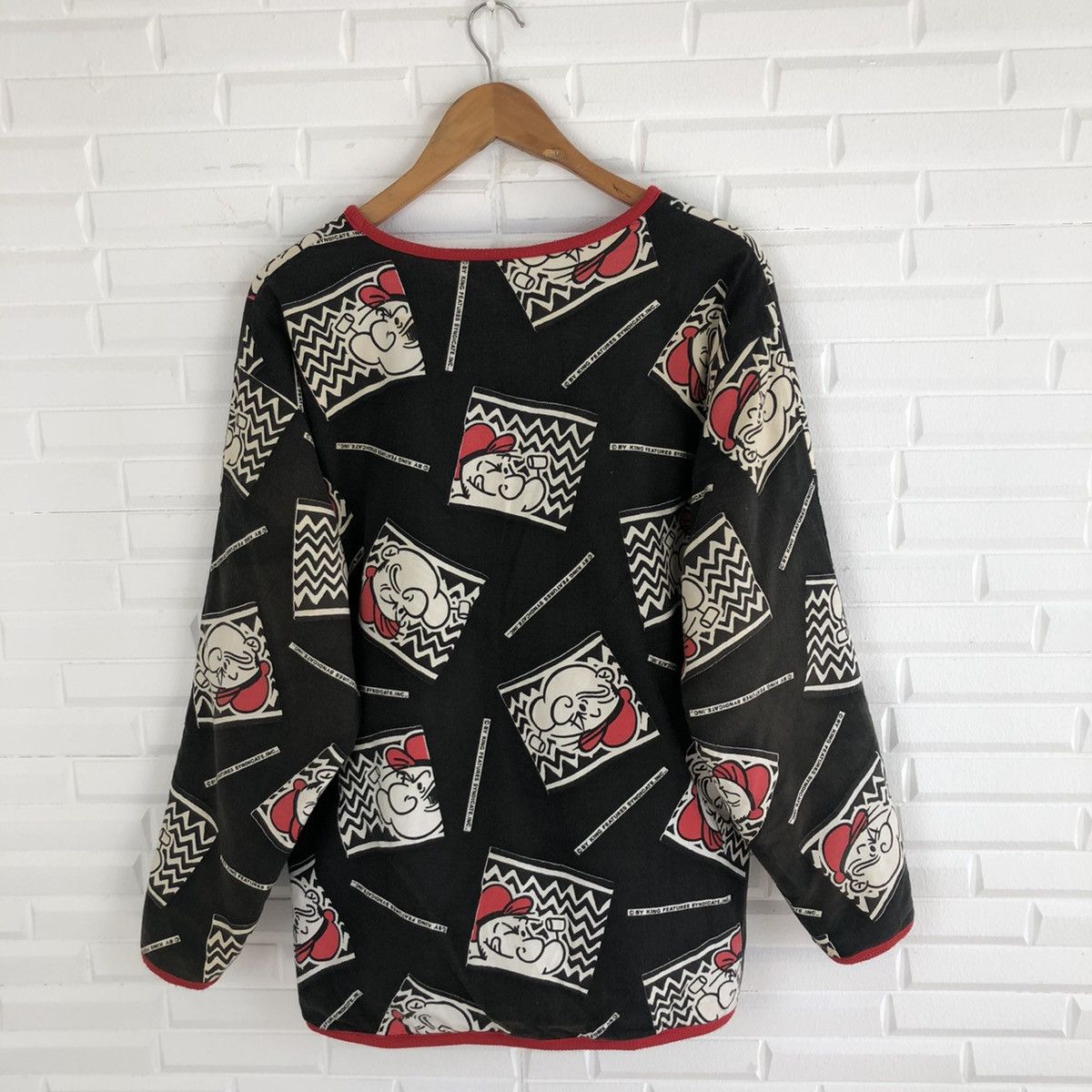 Cartoon Network × Vintage POPEYE KING FEUTURES RIVERSIBLE SWEATSHIRT VINTAGE Size US M / EU 48-50 / 2 - 9 Thumbnail