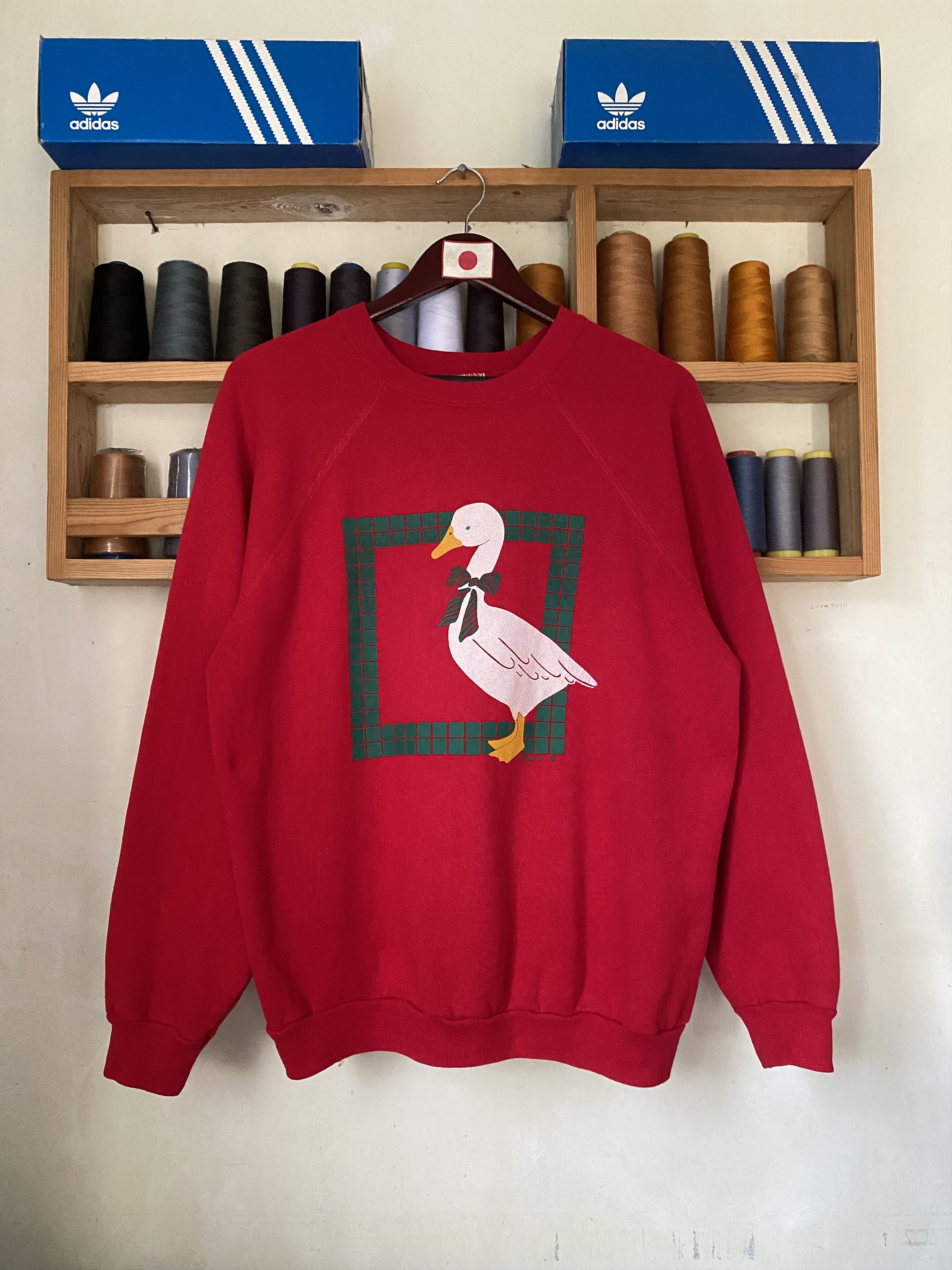 Tultex Vintage 80s Tultex Chain 87 Sweatshirt Rare Usa Size US XL / EU 56 / 4 - 1 Thumbnail