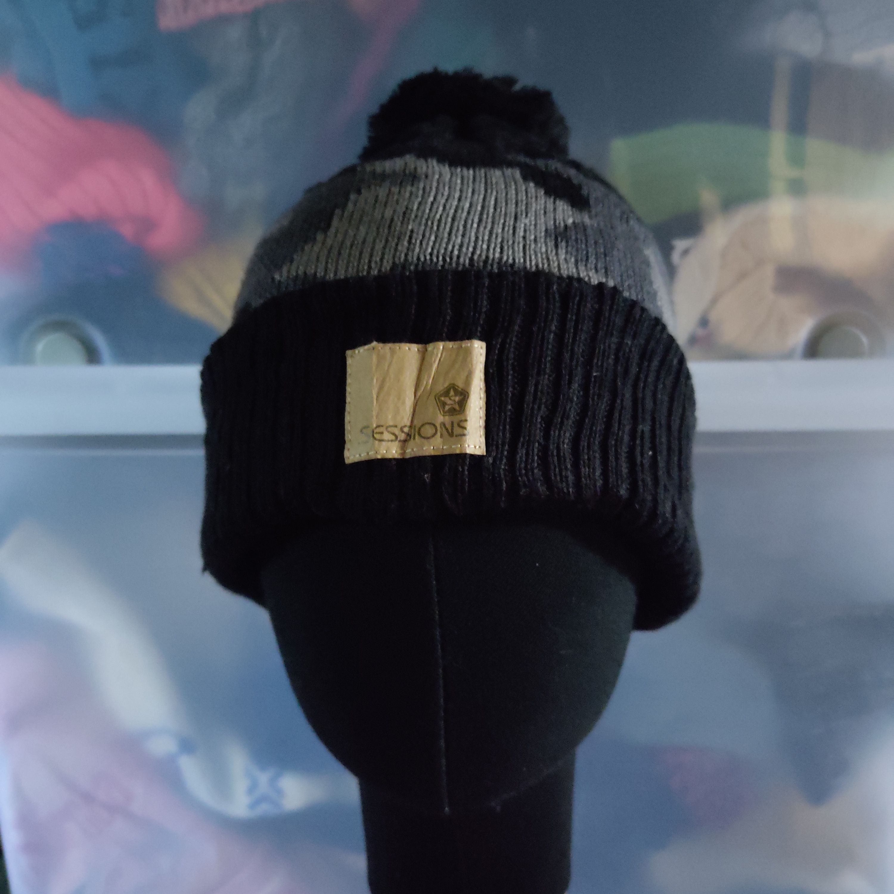 Sessions Vtg Sessions Camo Beanie Skate Brand Size ONE SIZE - 1 Thumbnail