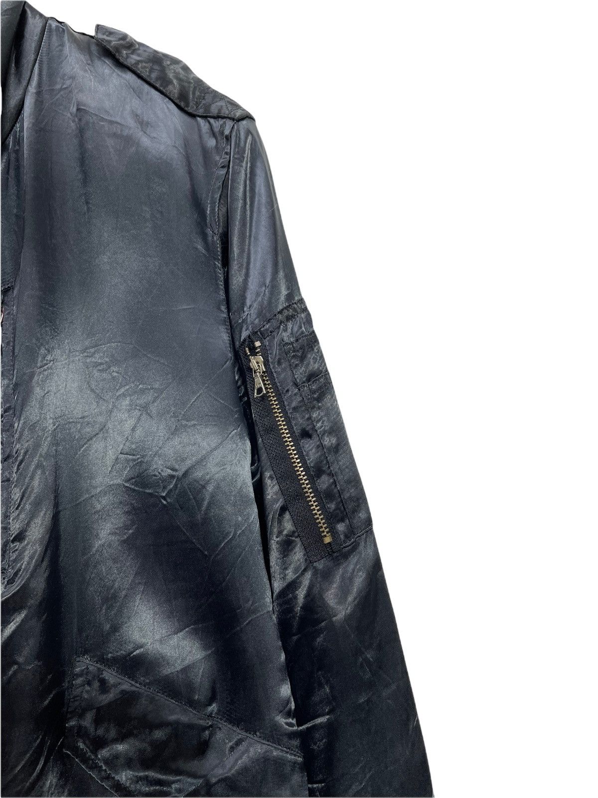 Lounge Lizard Made in Japan 100% Rayon Gloss Military Style Jacket 24🟩 Size US S / EU 44-46 / 1 - 4 Thumbnail