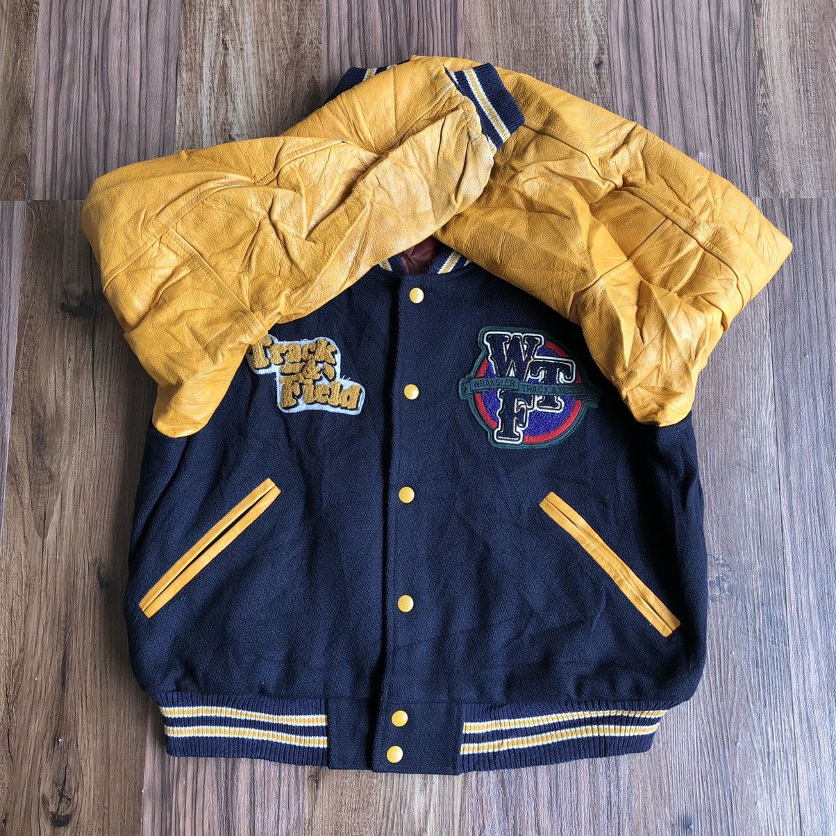 Vintage × Wrangler Vintage Wrangler Sport Wear Varsity Jacket Size US L / EU 52-54 / 3 - 5 Thumbnail