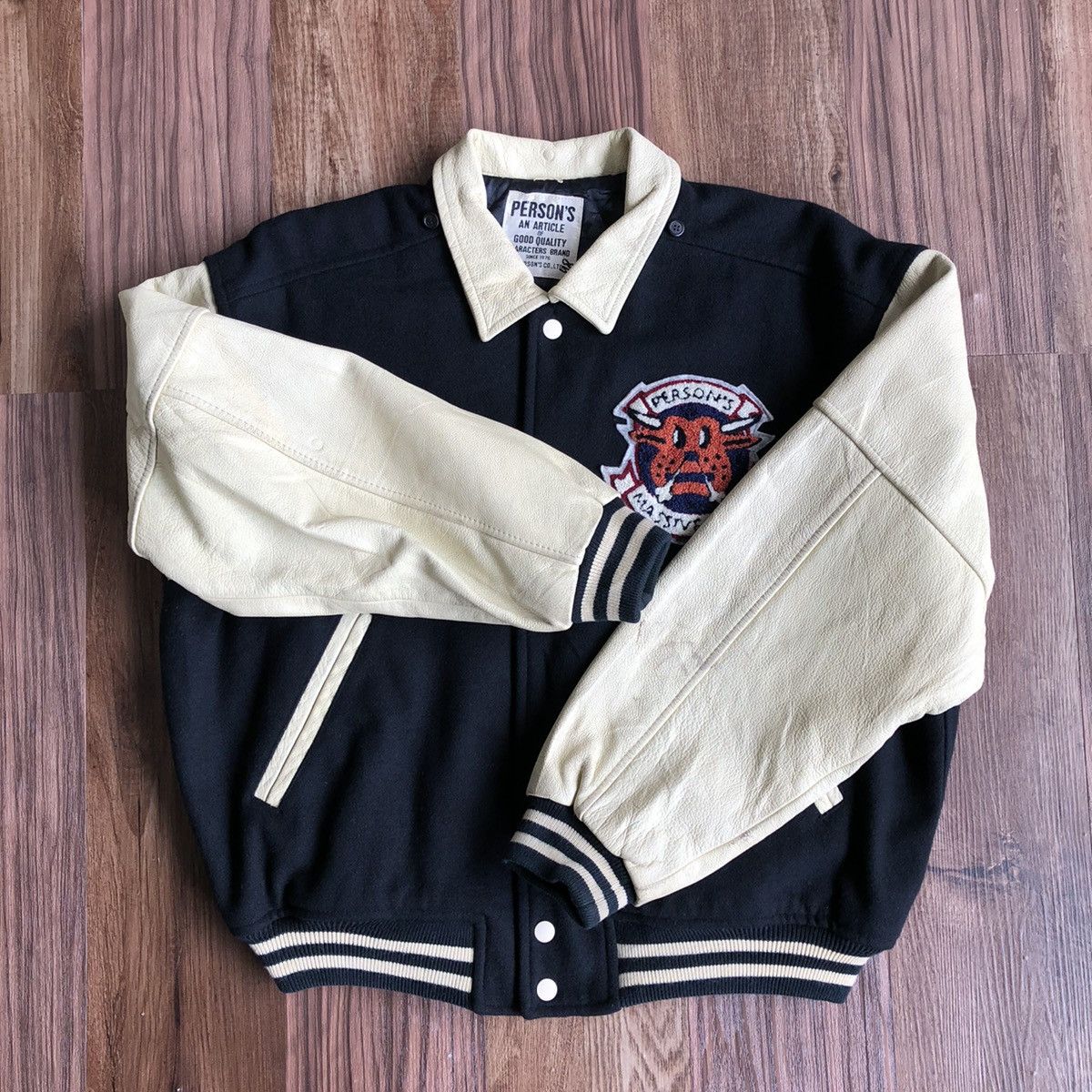 PERSON'S × Vintage Vintage Person’s Varsity Jacket Size US L / EU 52-54 / 3 - 6 Thumbnail