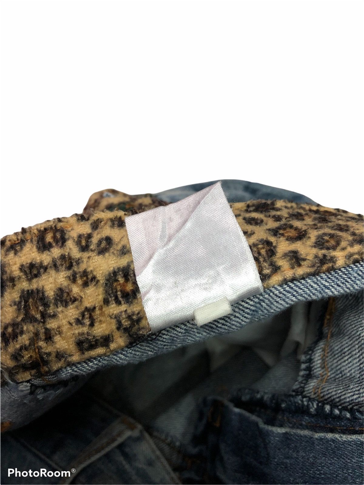 Japanese Brand DOUBLE WAIST DISTRESSED EXPLOSION Size US 33 - 7 Thumbnail