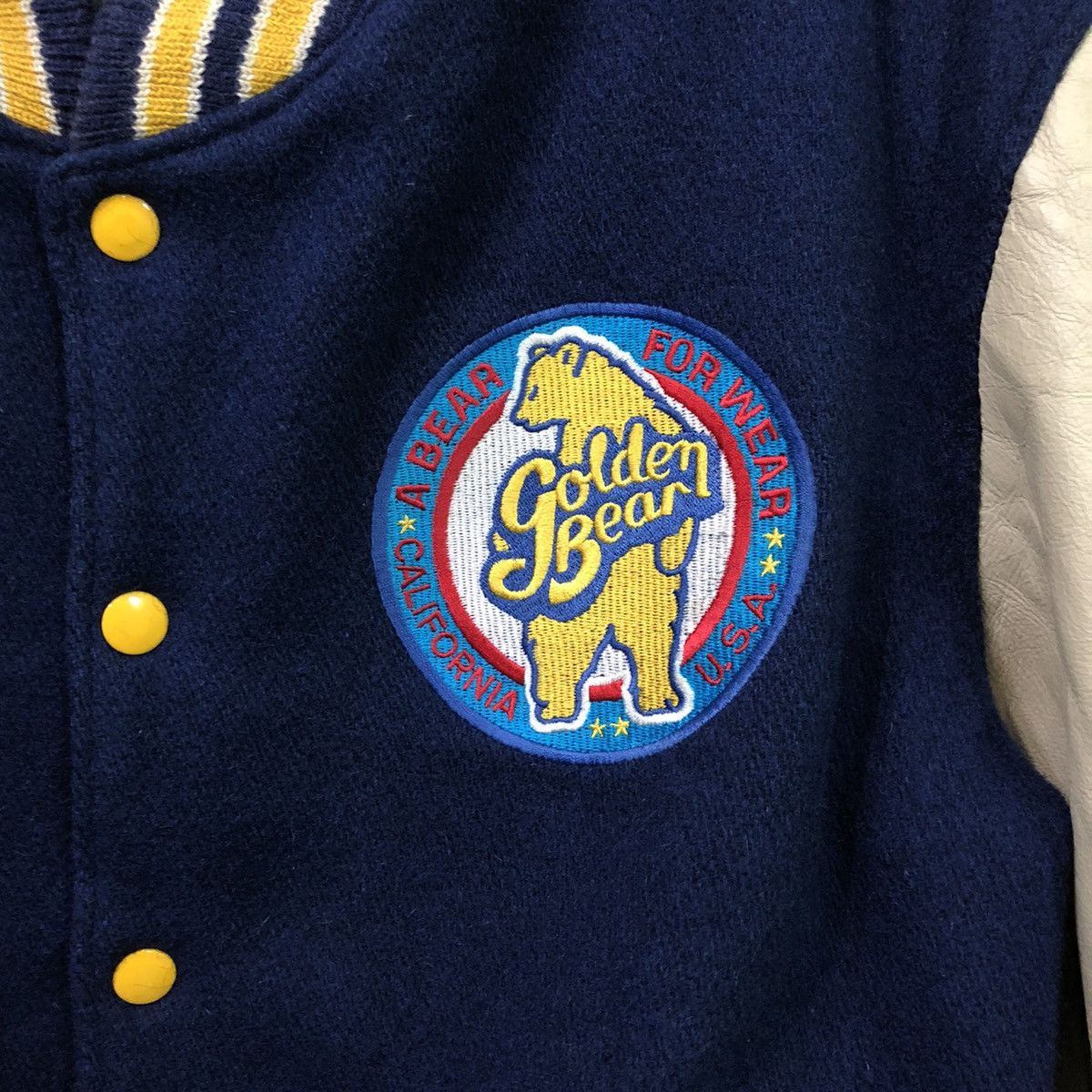 Vintage 90's Golden Bear Varsity Jacket