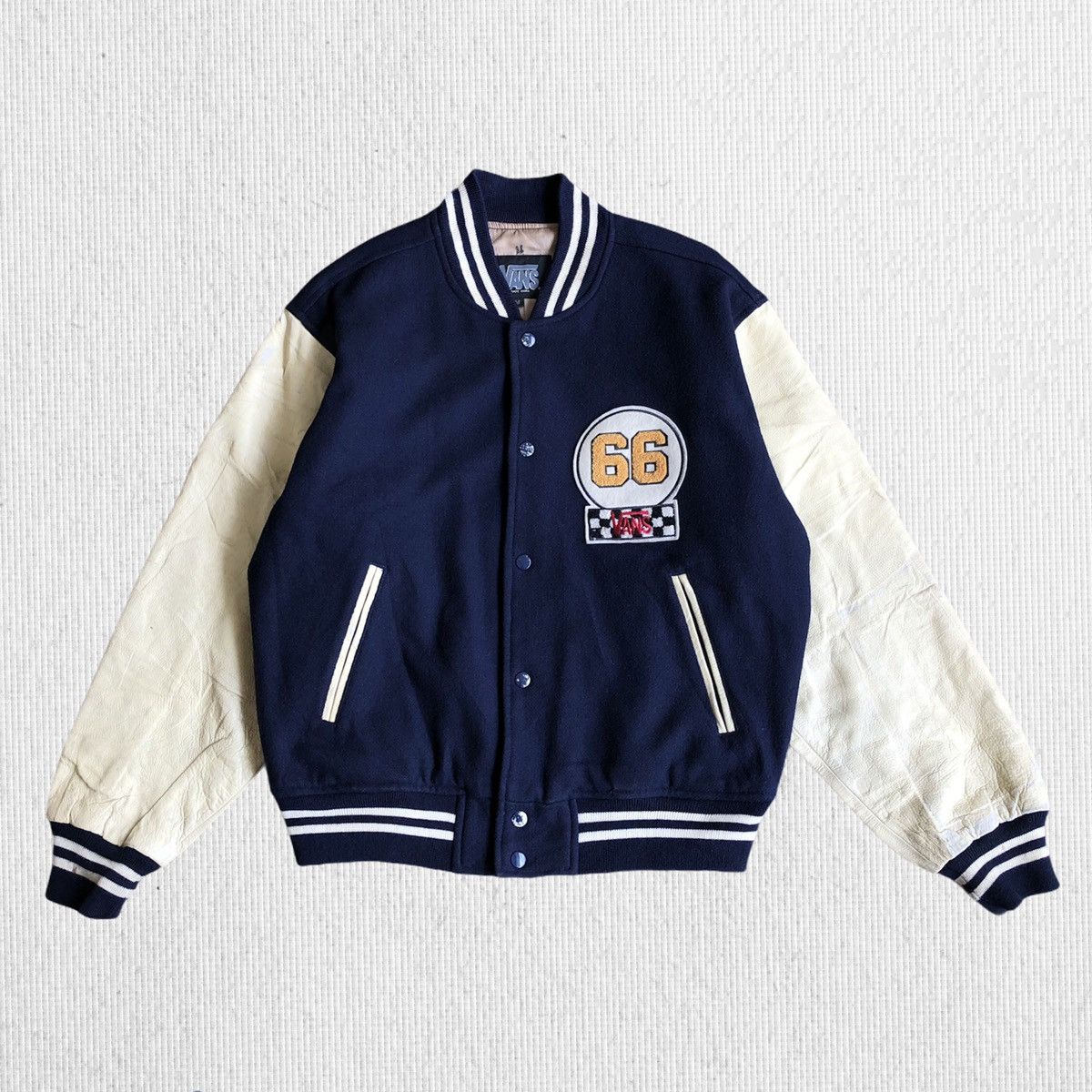 Japanese Brand × Vans Vans 66 Varsity Jacket Size US M / EU 48-50 / 2 - 2 Thumbnail