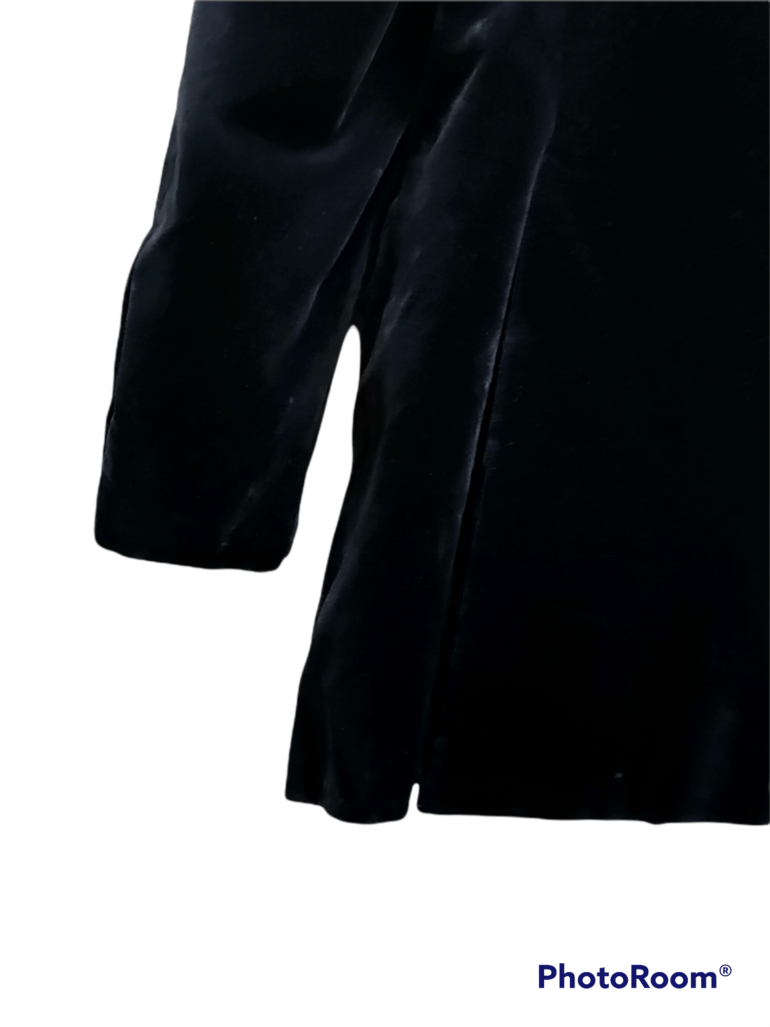 Playboy Playboy blazer velvet blue black vintage Size 44L - 8 Thumbnail