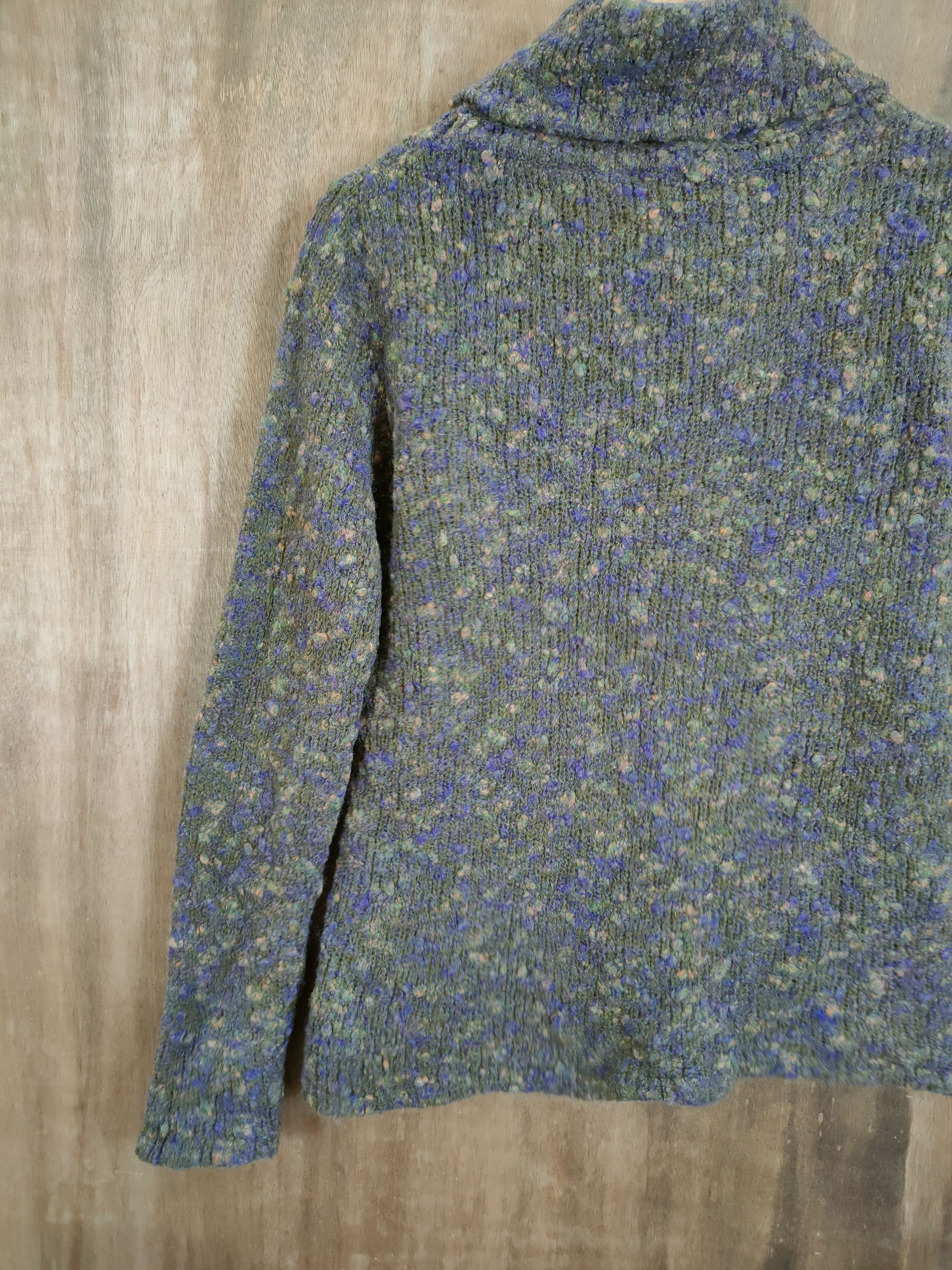 Vintage Elemi italian meticulous knitwear turtle neck #46-671 Size US M / EU 48-50 / 2 - 7 Thumbnail