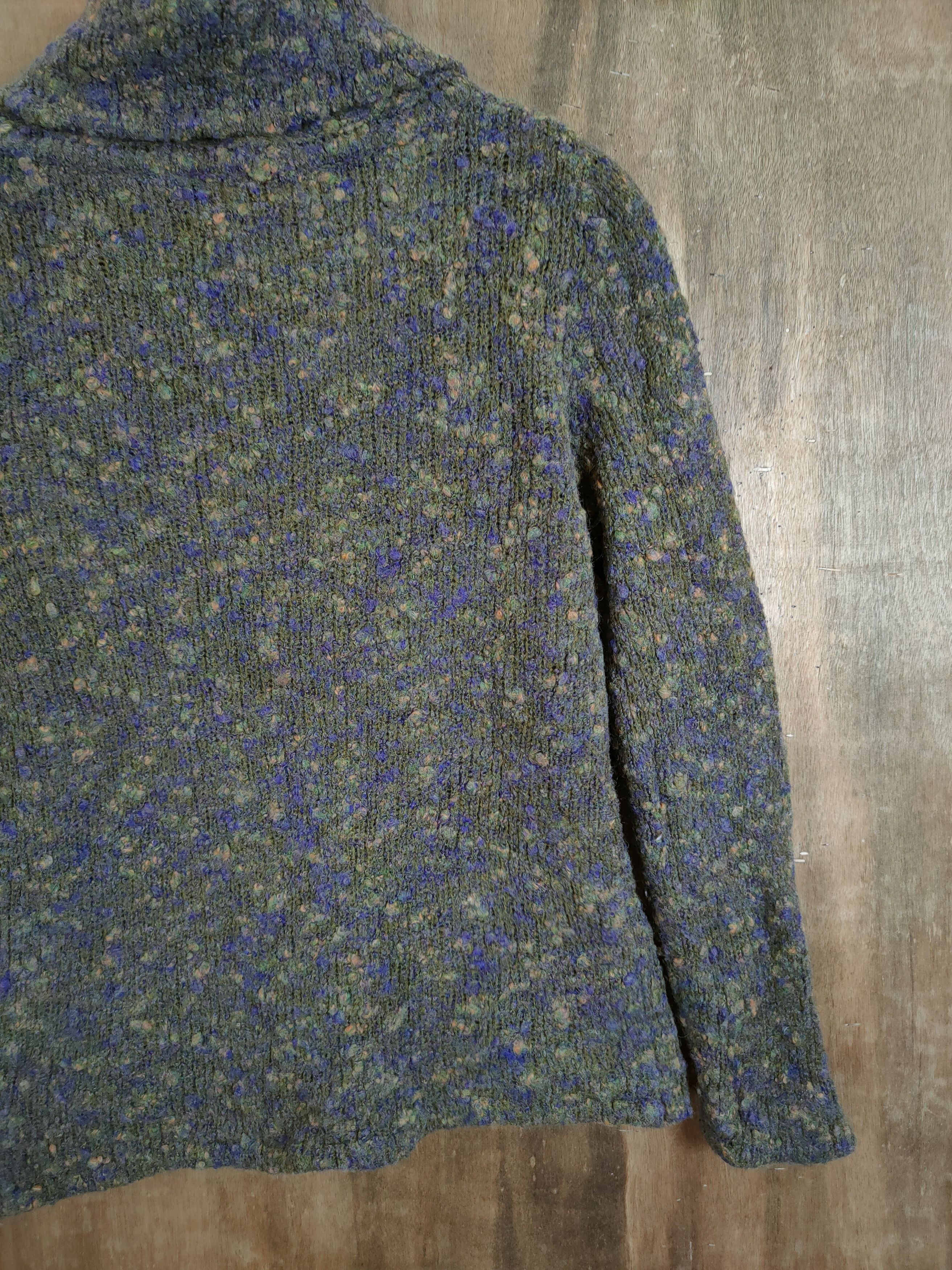 Vintage Elemi italian meticulous knitwear turtle neck #46-671 Size US M / EU 48-50 / 2 - 8 Thumbnail