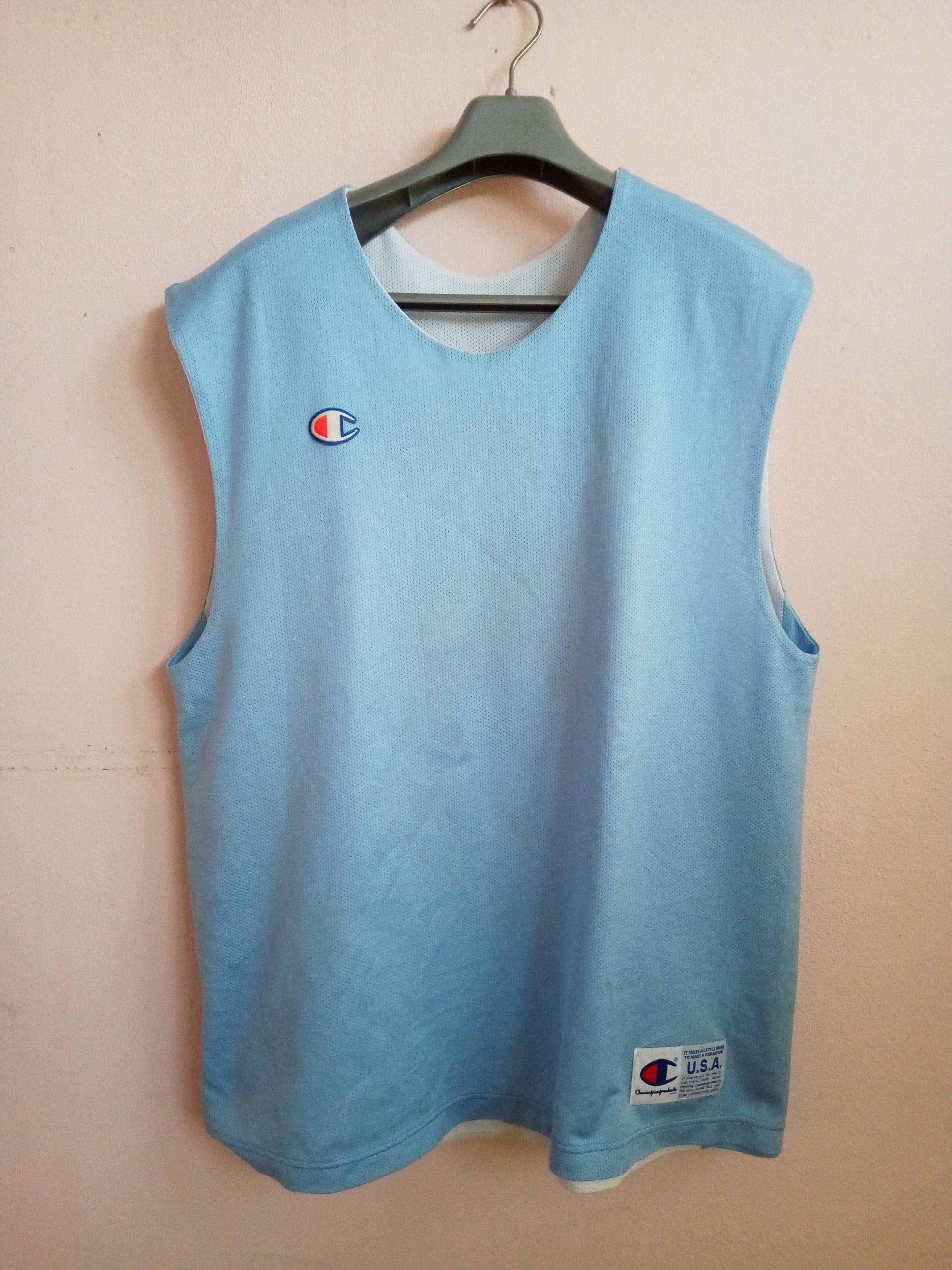 Champion Vintage 90s Champion Reversible Basketball Jersey NBA Size US L / EU 52-54 / 3 - 1 Thumbnail