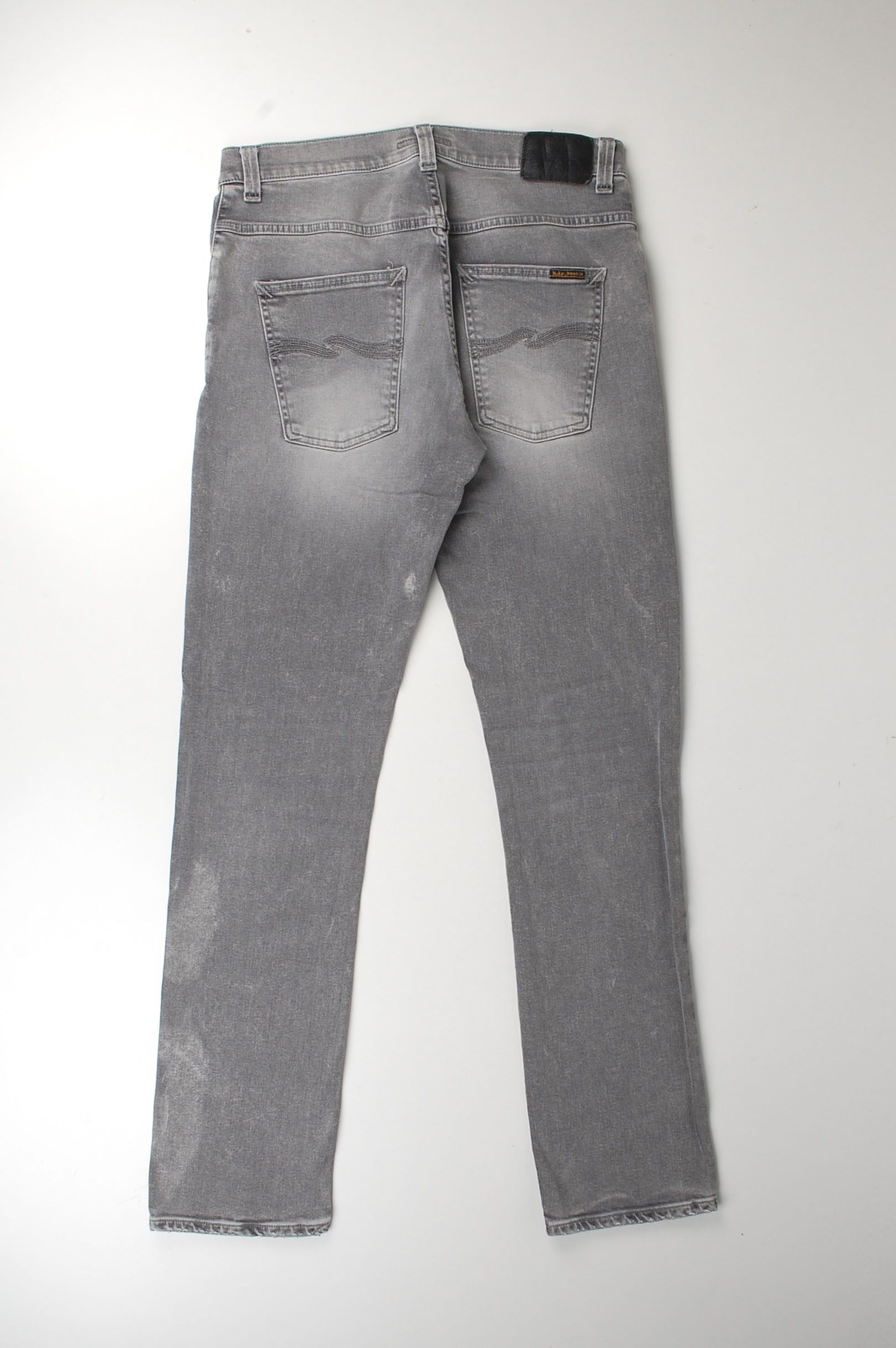 Nudie Jeans Nudie Jeans Grim Tim Light Grey Trashed Size US 31 - 2 Thumbnail