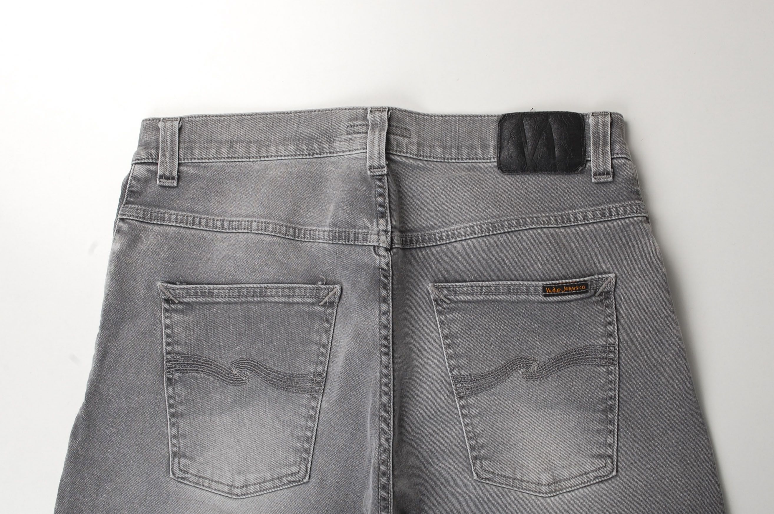 Nudie Jeans Nudie Jeans Grim Tim Light Grey Trashed Size US 31 - 4 Thumbnail