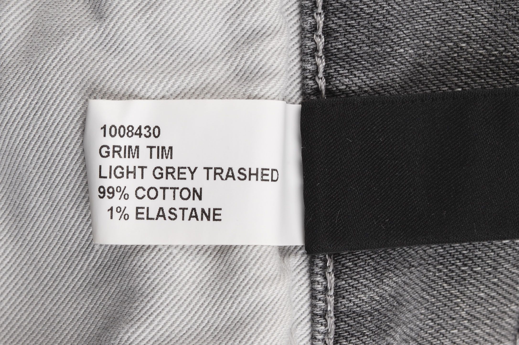 Nudie Jeans Nudie Jeans Grim Tim Light Grey Trashed Size US 31 - 6 Thumbnail