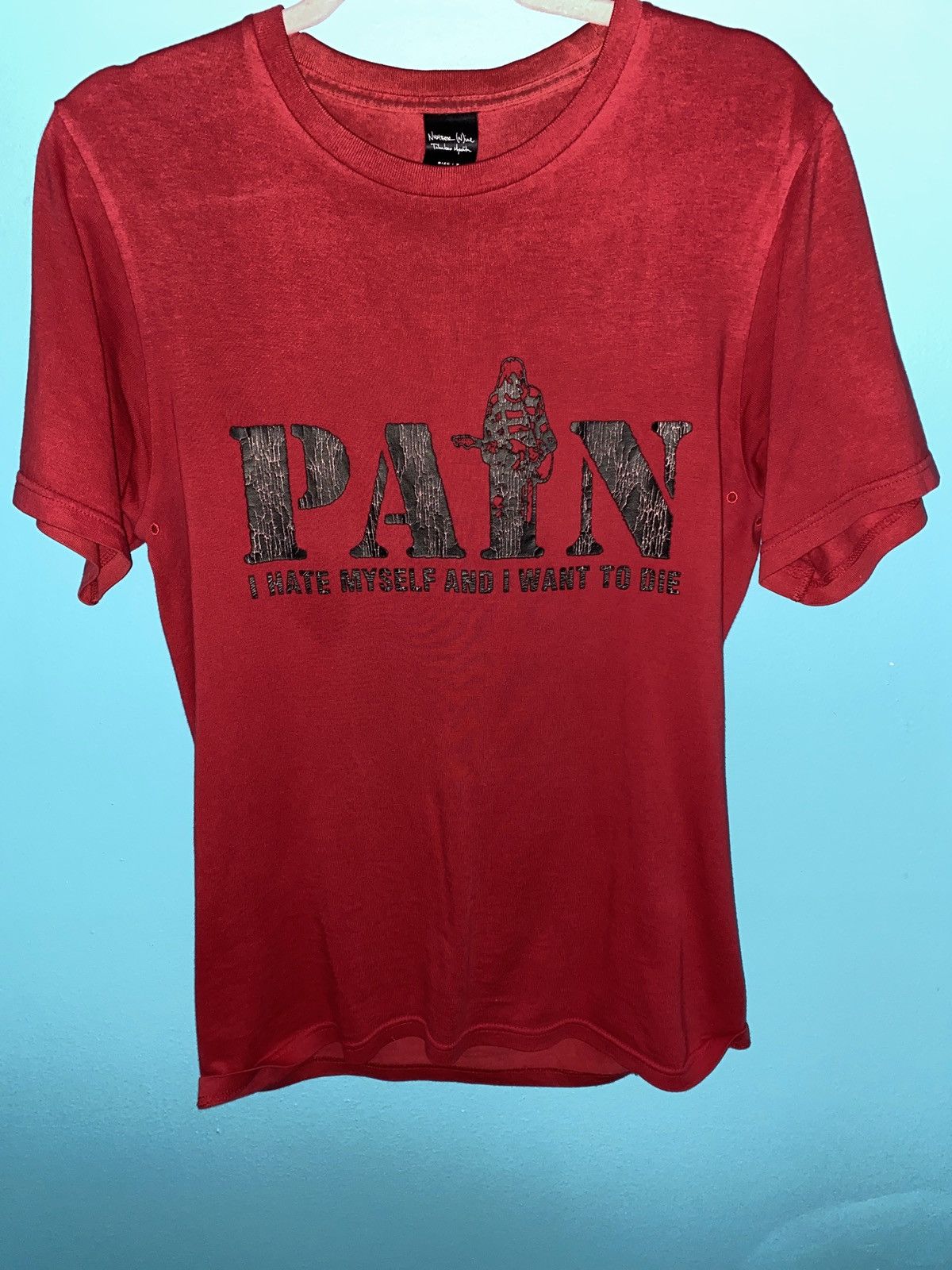 Number (N)ine Number nine PAIN T-Shirt | Grailed