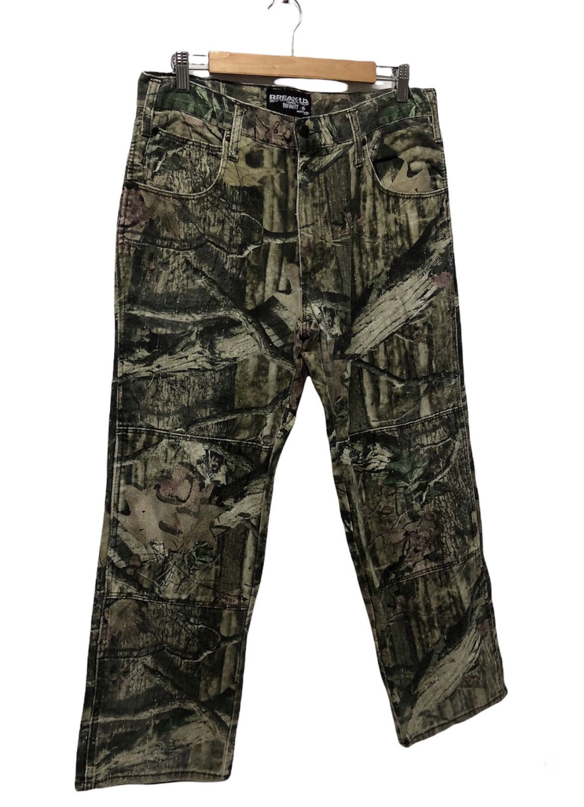 Japanese Brand RARE!! MOSSY OAK BREAK UP INFINITY REALTREE JEANS PANTS Size US 32 / EU 48 - 2 Thumbnail