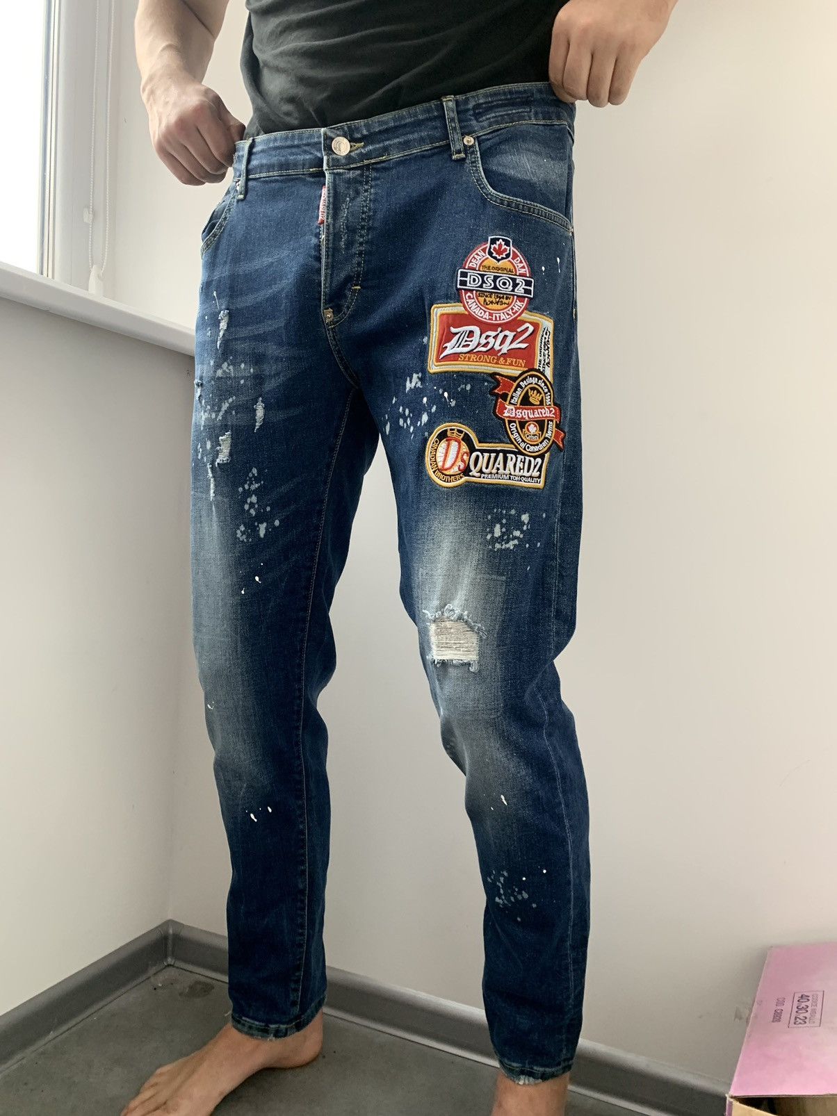 Dsquared2 Dsquared2 denim logo pants Size US 32 / EU 48 - 1 Thumbnail