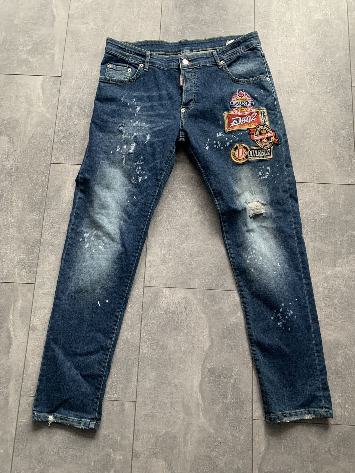 Dsquared2 Dsquared2 denim logo pants Size US 32 / EU 48 - 4 Thumbnail