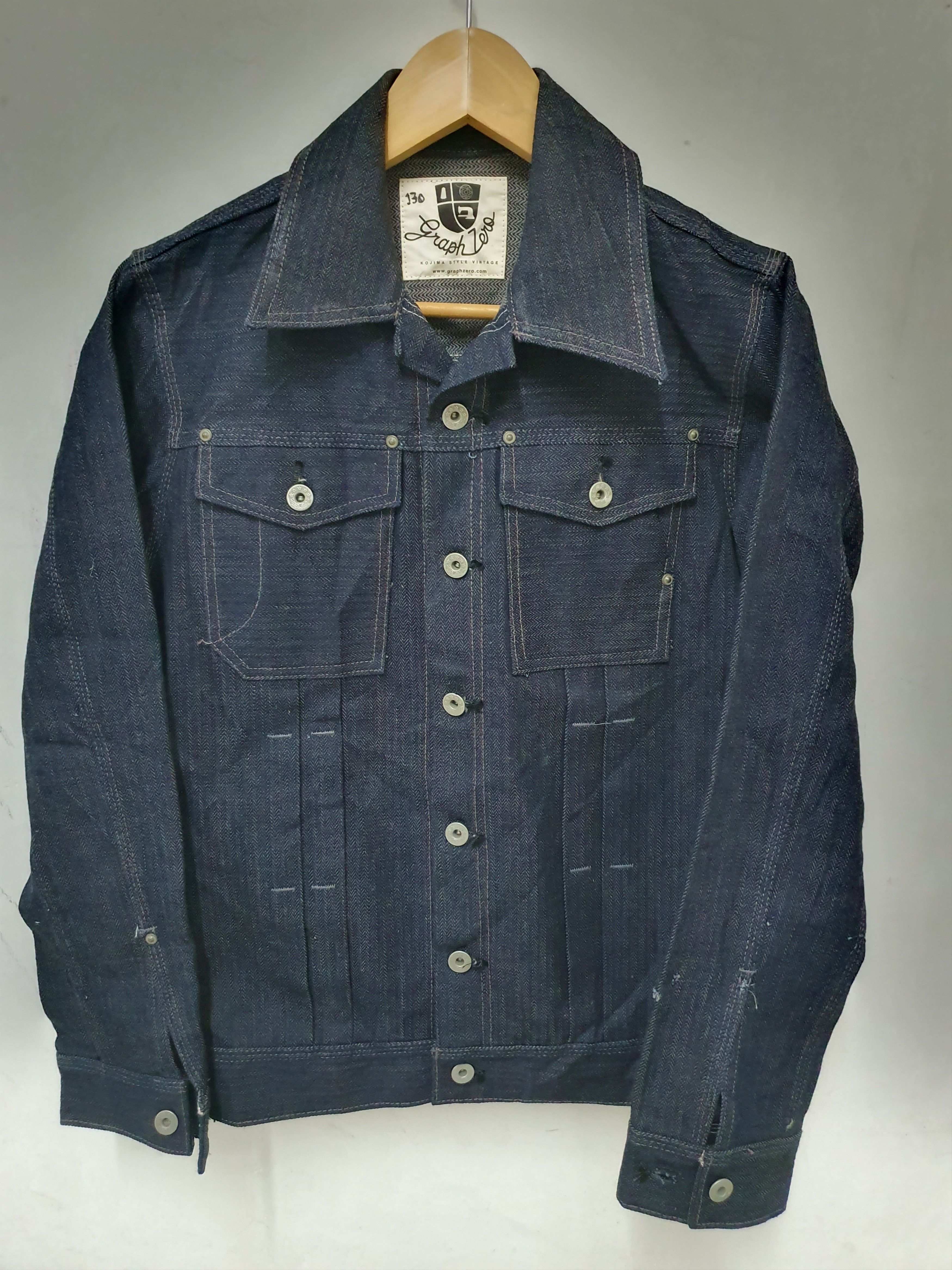 Type 2 Jacket Denim Selvedge Kojima Jeans Medium