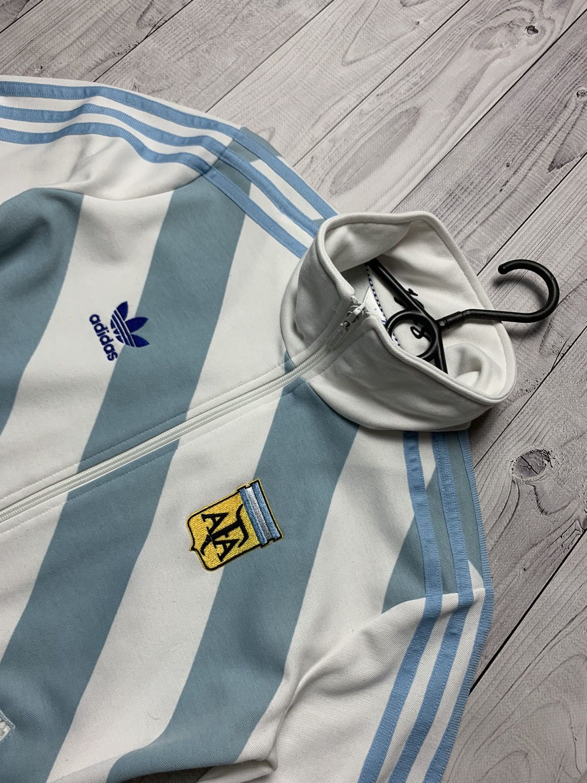 Vintage Vintage adidas Track jacket Argentina Soccer size Xs Size US XS / EU 42 / 0 - 2 Thumbnail