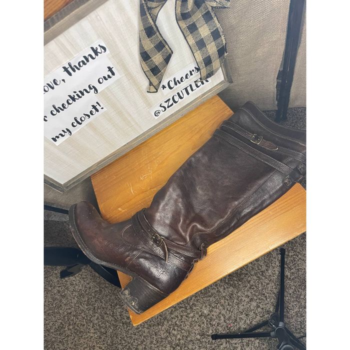 frye jane strappy boots