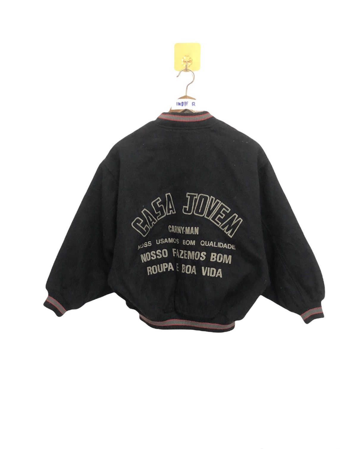Vintage 🔥Last Call 🔥Vintage varsity jacket quote logo oversize Grailed