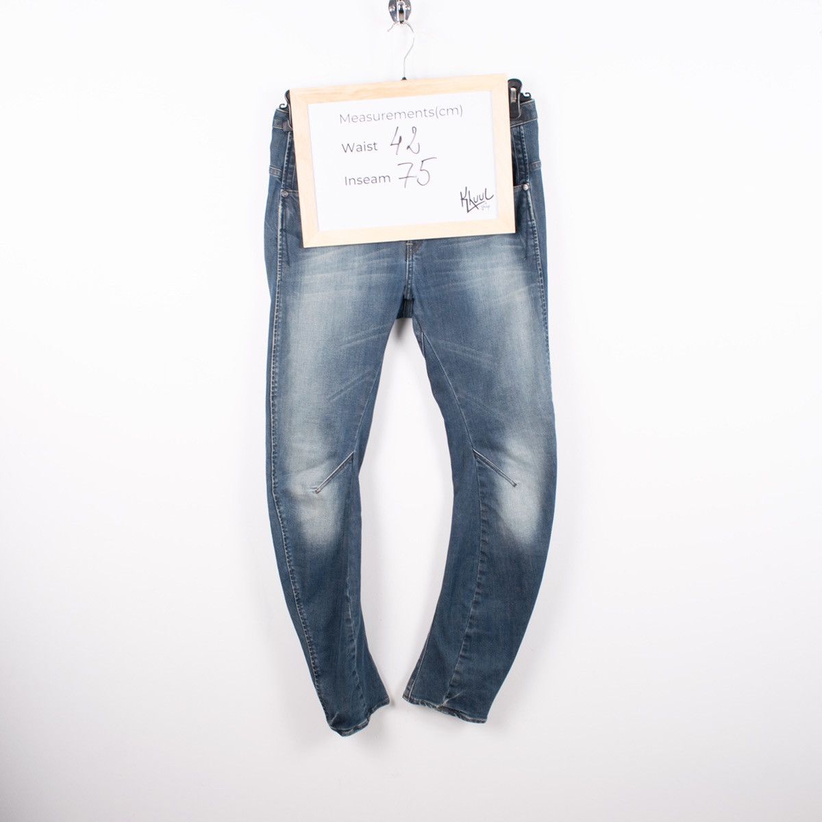 G-Star G-Star 3D Arc Tapered Skinny Fit Denim Jeans Size US 32 / EU 48 - 9 Thumbnail