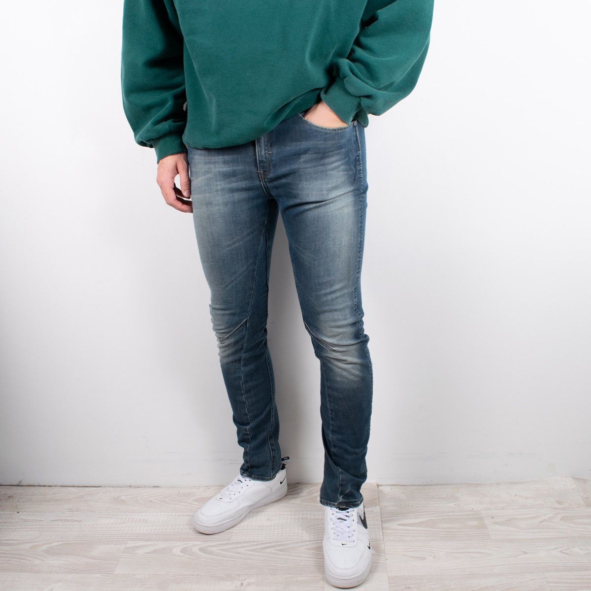 G-Star G-Star 3D Arc Tapered Skinny Fit Denim Jeans Size US 32 / EU 48 - 1 Thumbnail