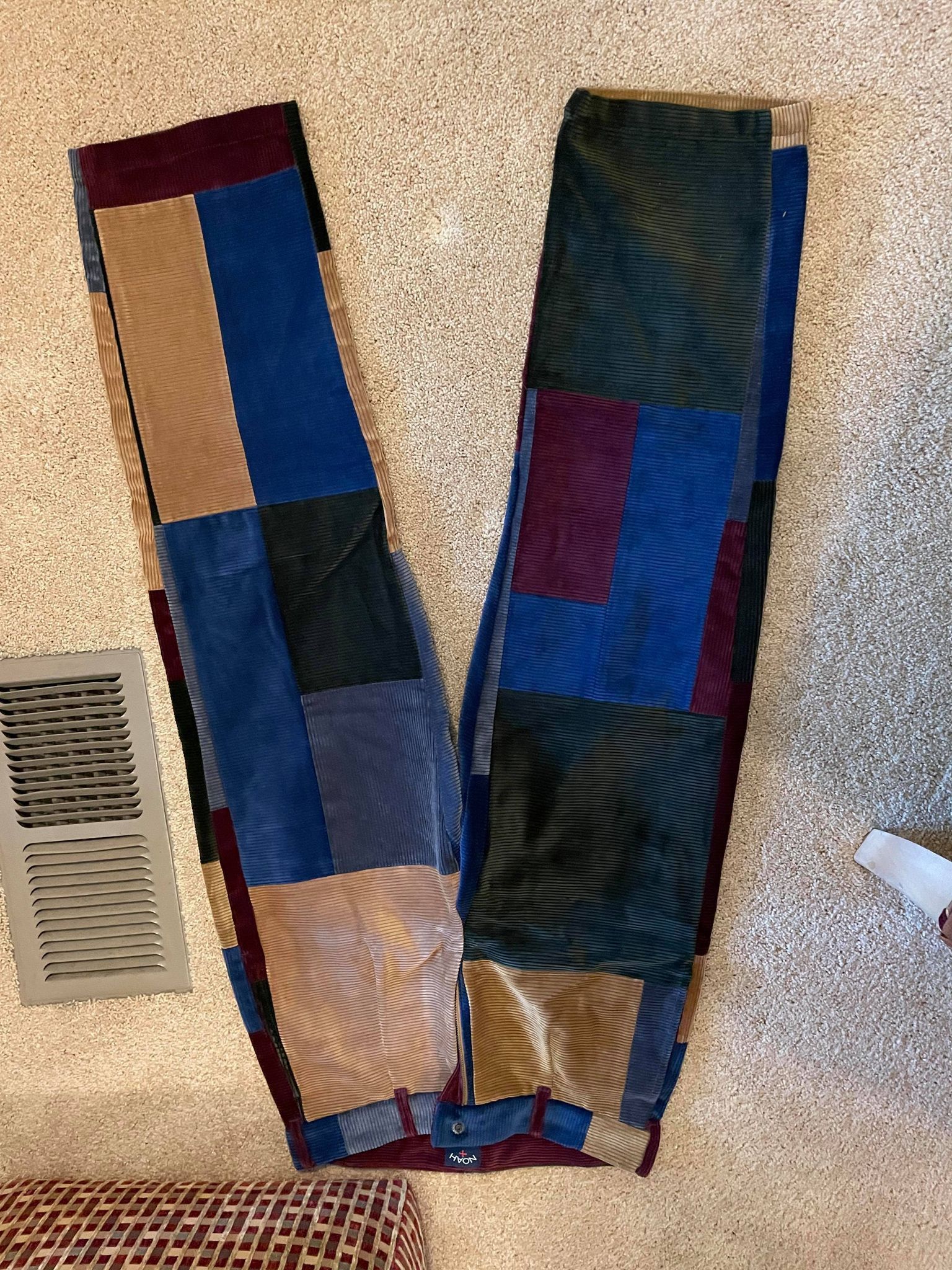 Noah Patchwork Corduroy Pants