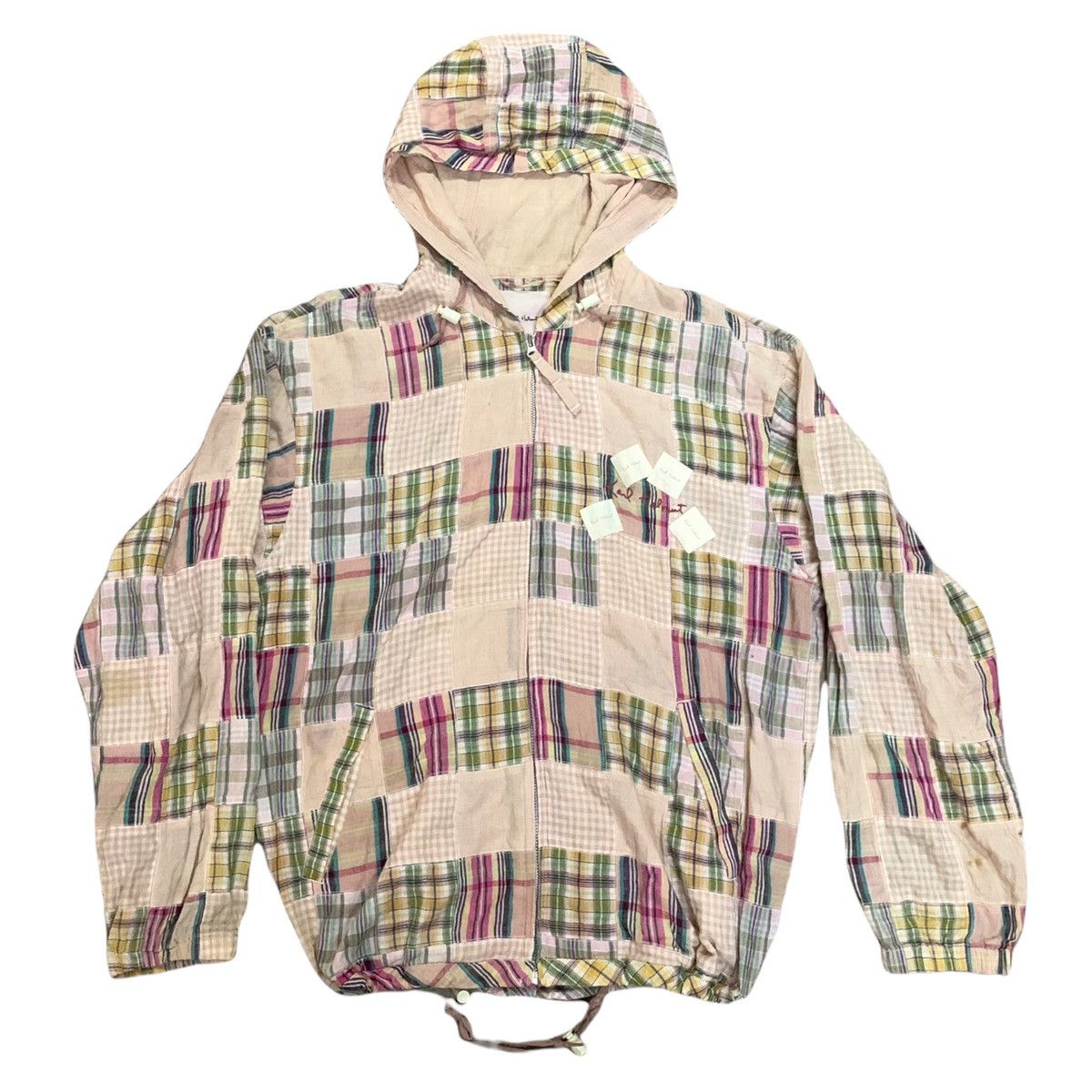 Karl Helmut Patchwork Zip Up Hoodie